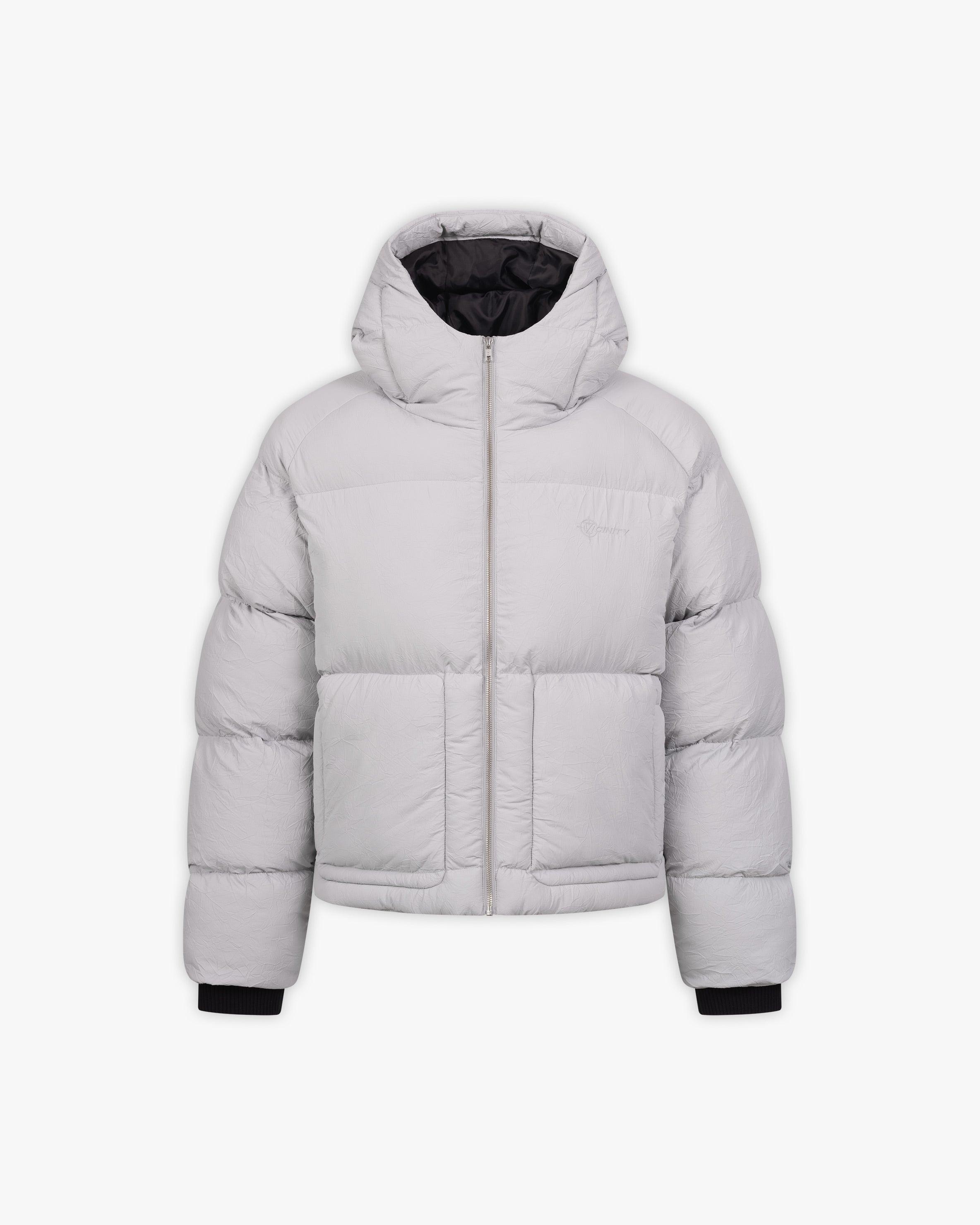 PUFFER JACKET LIGHT GREY