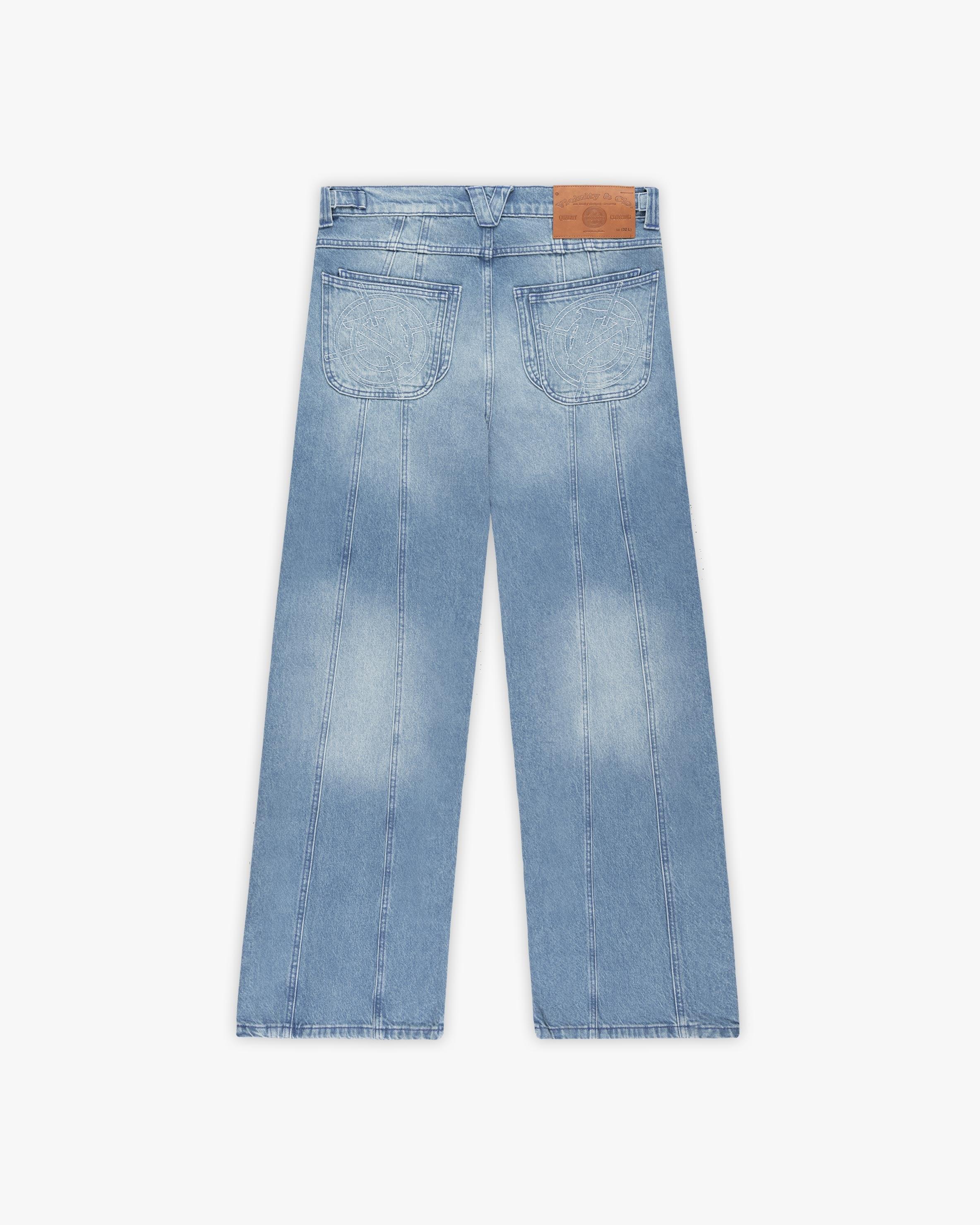 V-LOGO LIGHT BLUE DENIM