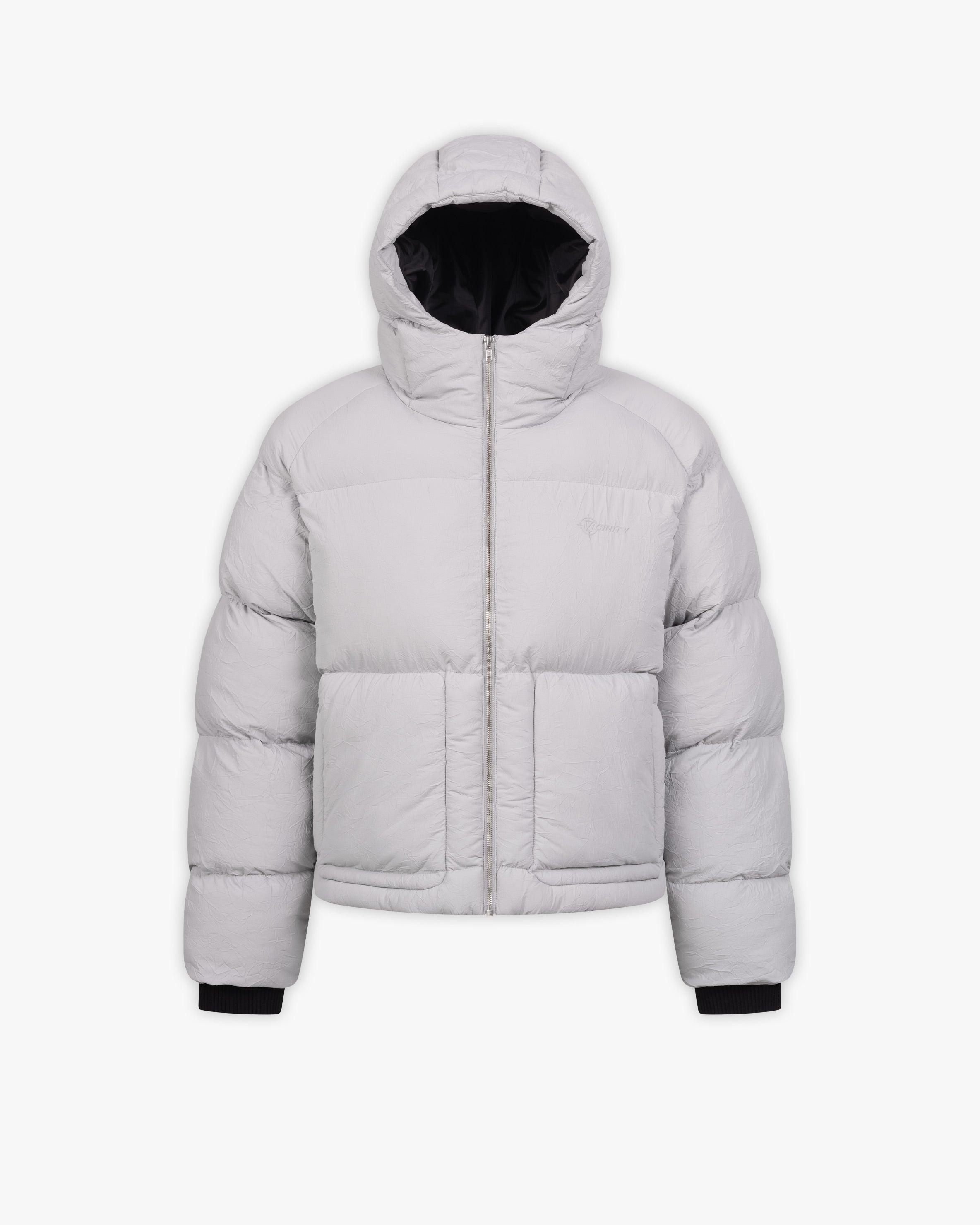 PUFFER JACKET LIGHT GREY