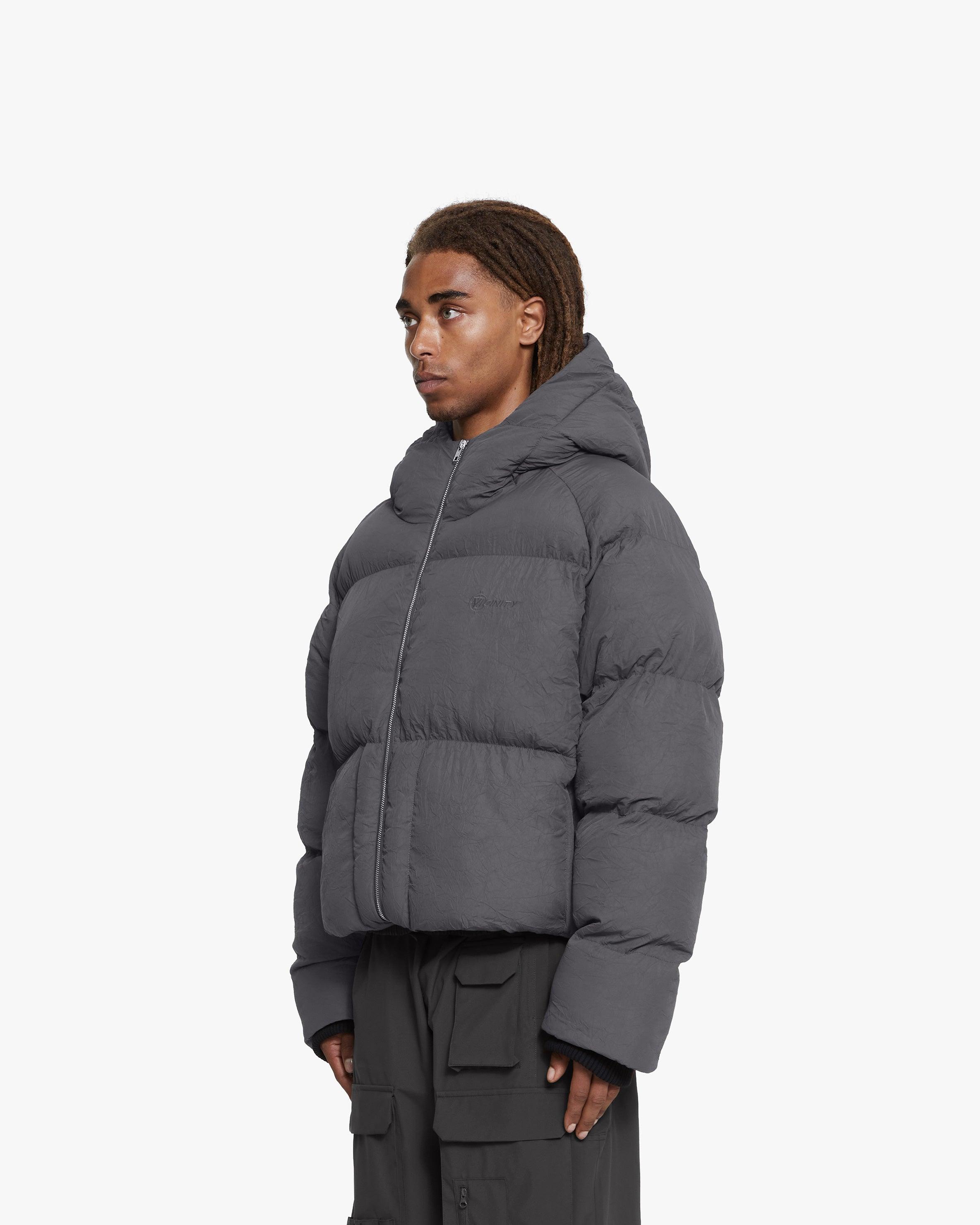 PUFFER JACKET DARK GREY