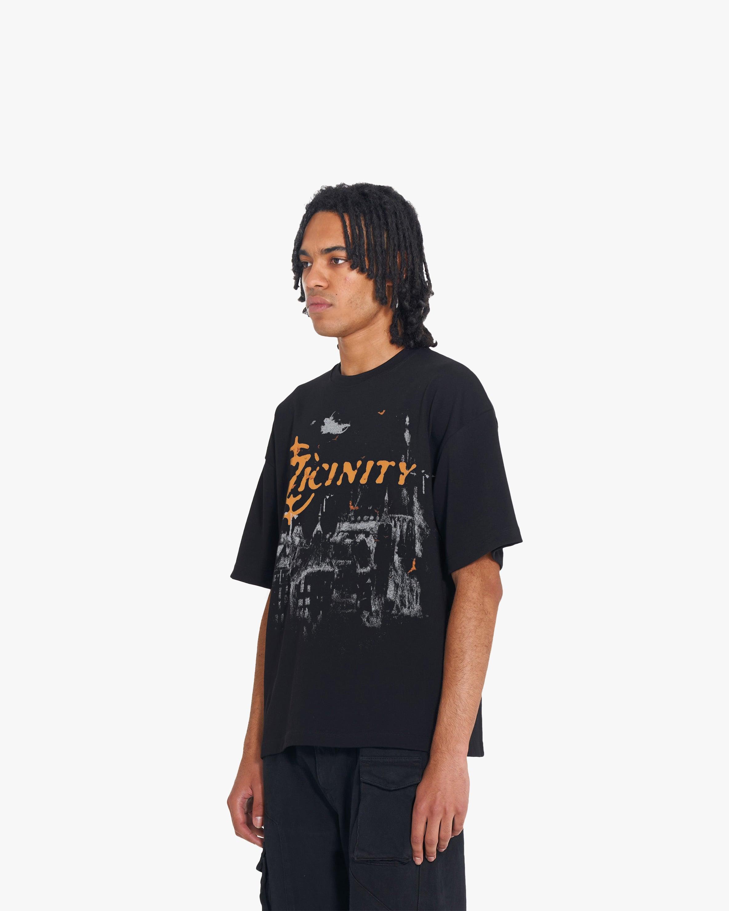HAUNTED HOUSE TEE BLACK