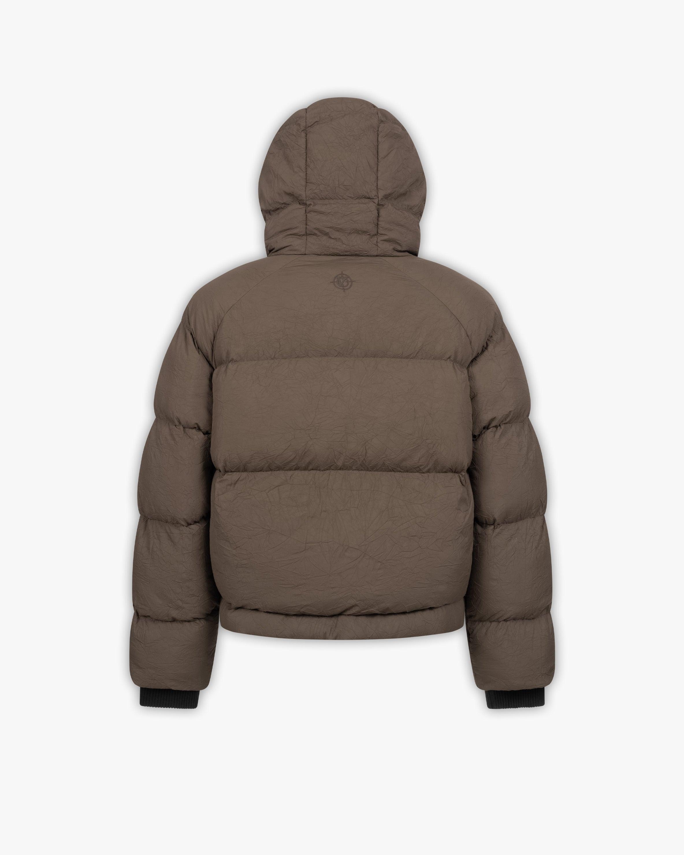 PUFFER JACKET BROWN