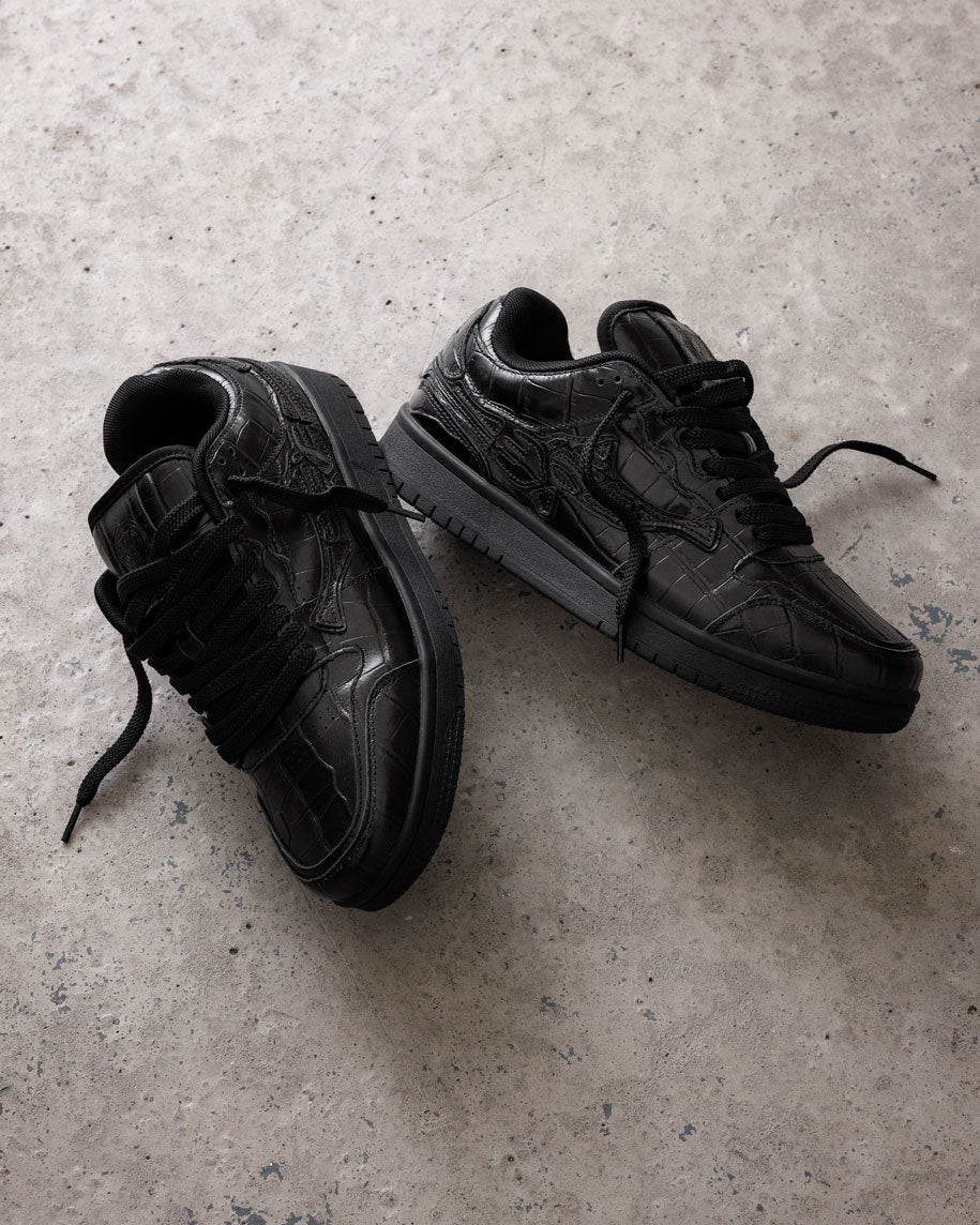 AKIMBO LOWS "BLACK CROCO"