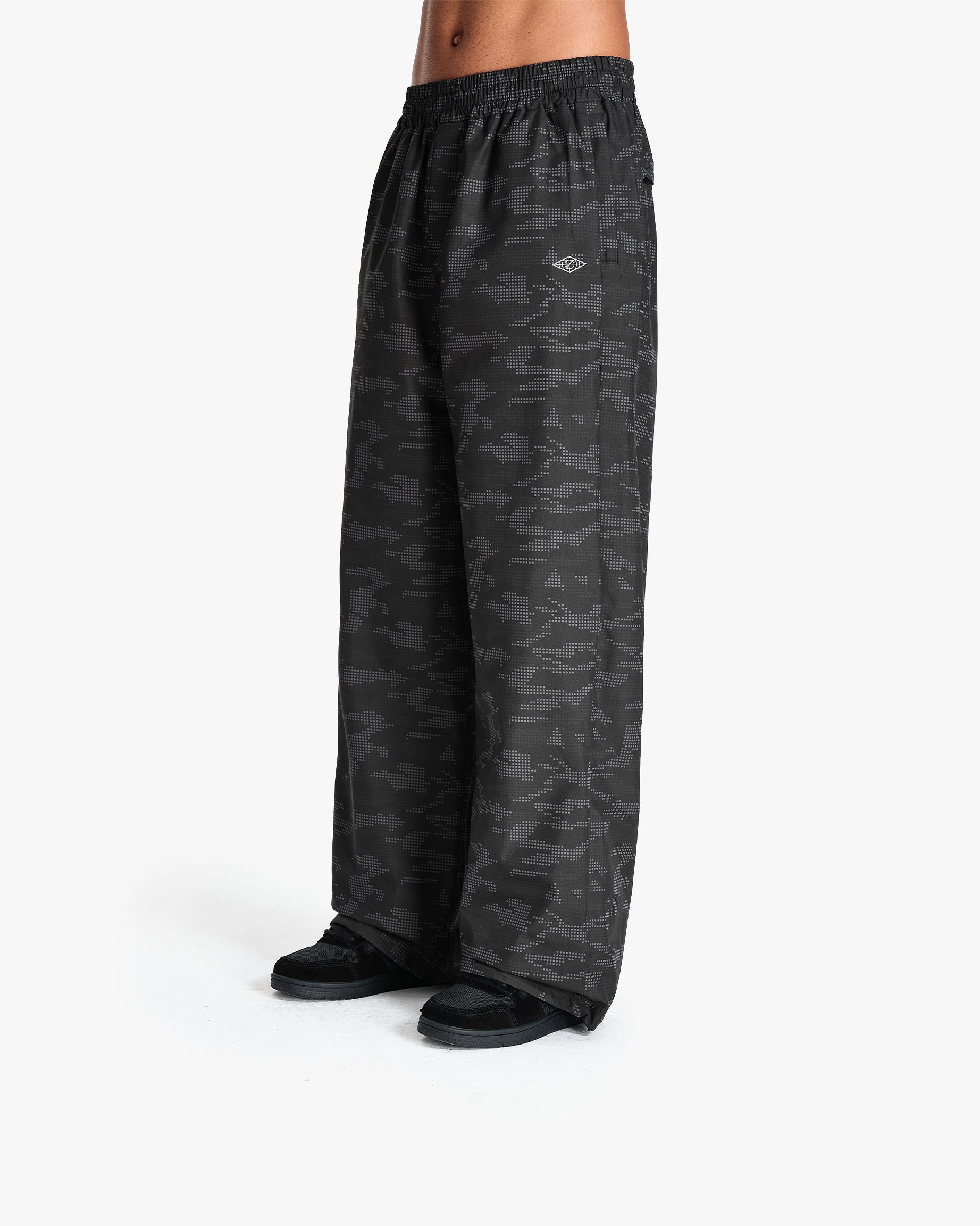 TRACK PANTS DOTTED CAMO BLACK