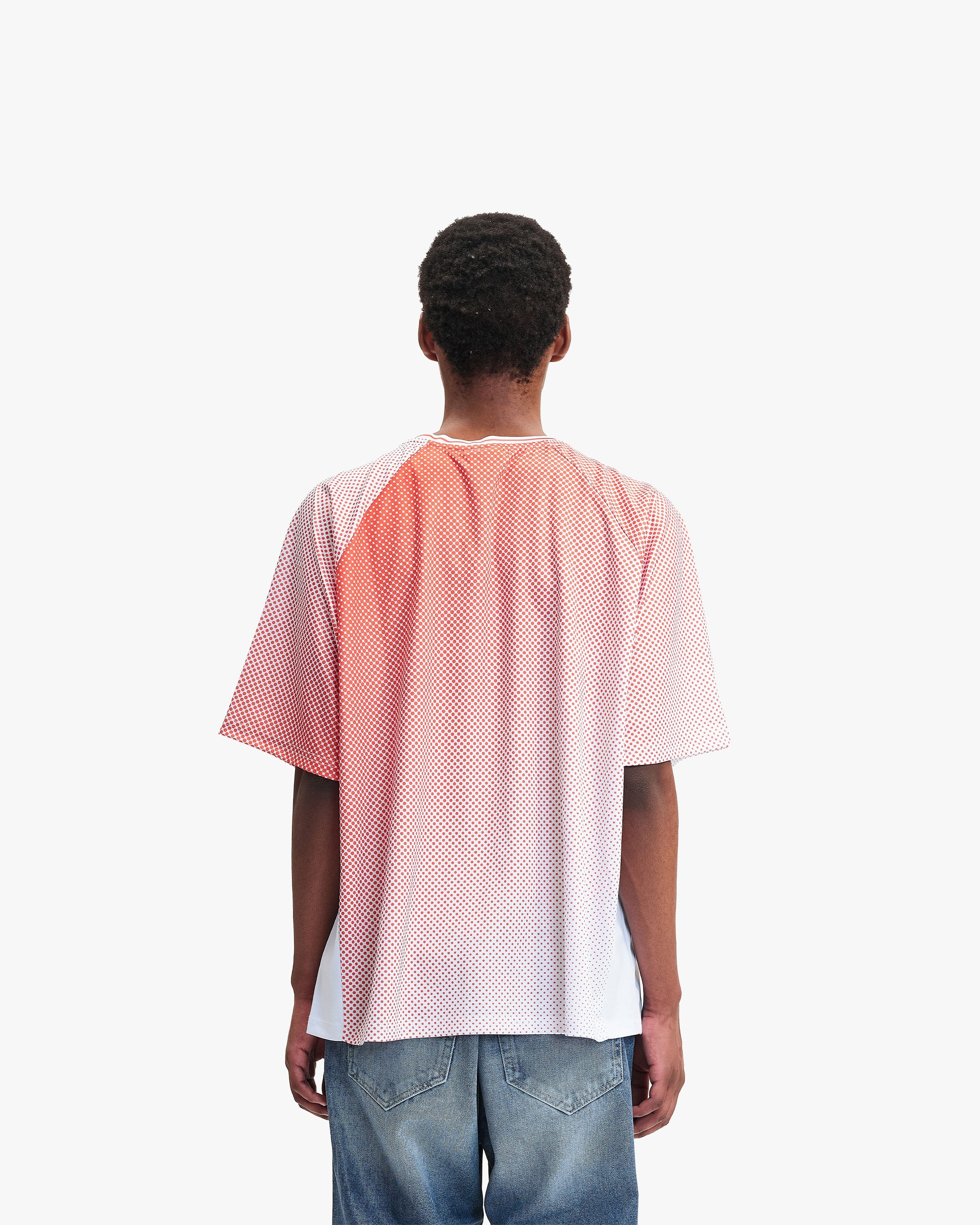 PERFORMANCE JERSEY DOTTED ORANGE