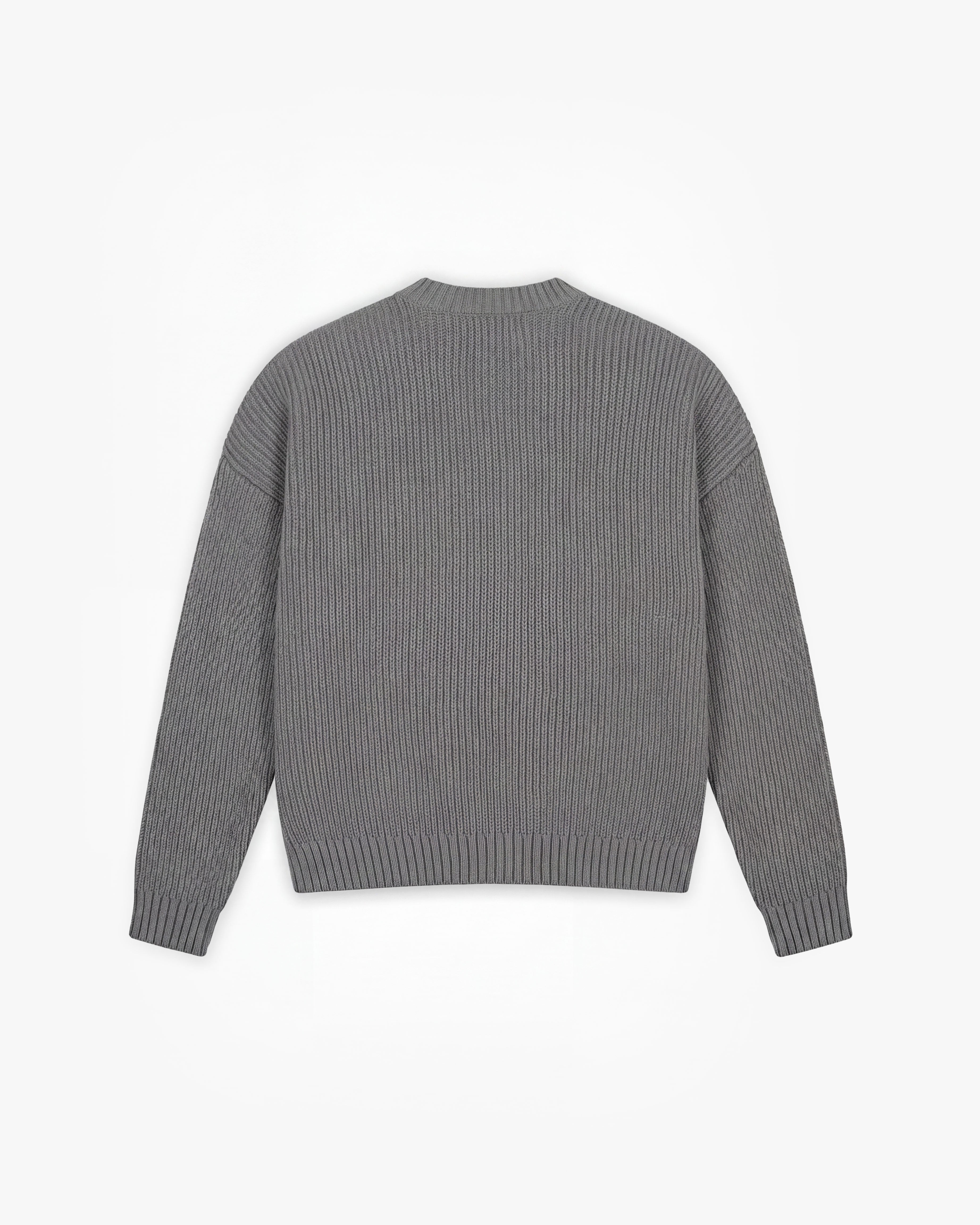 V-LOGO KNITWEAR DARK GREY