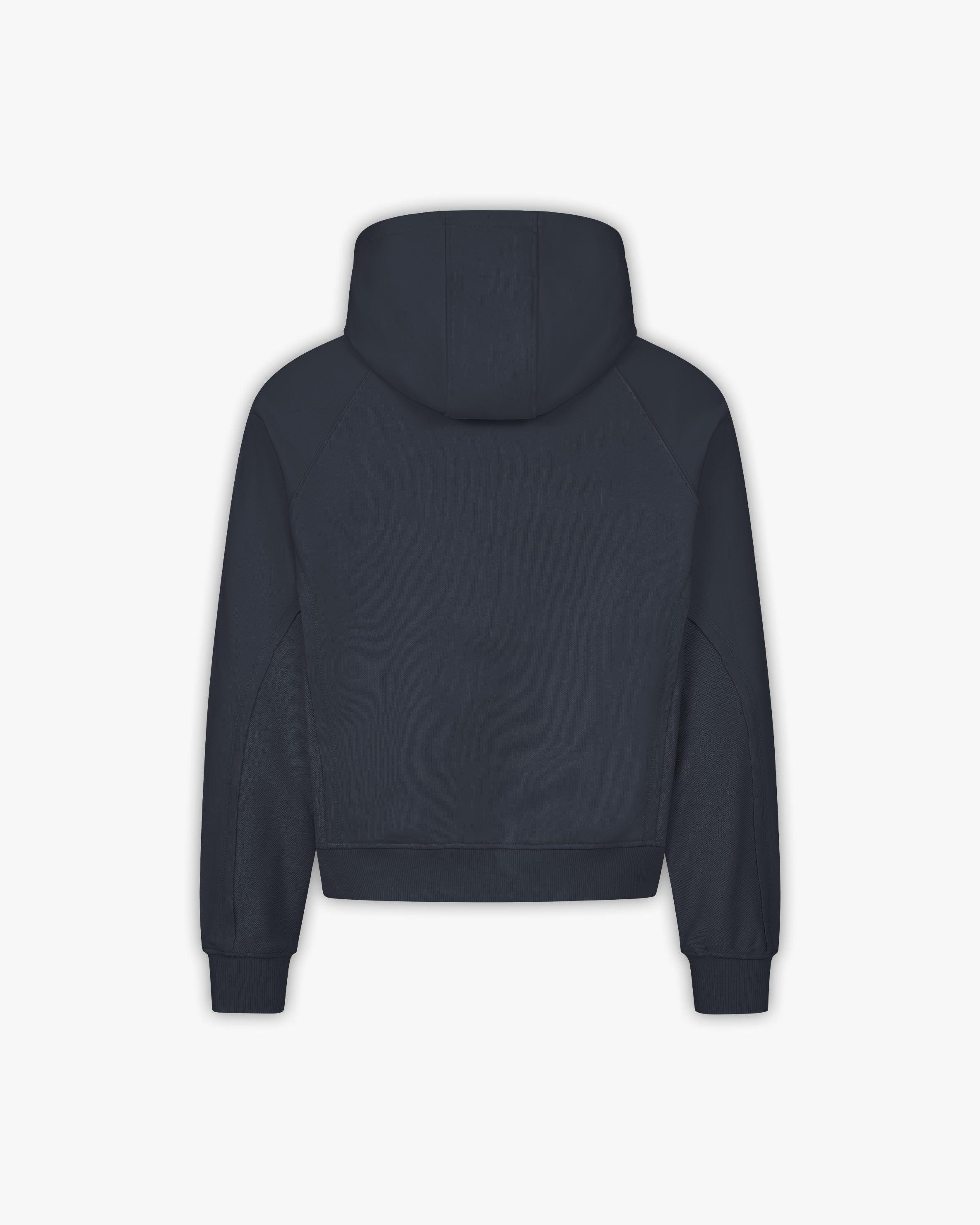 INSIDE OUT ZIP HOODIE NAVY (OLD SIZING)