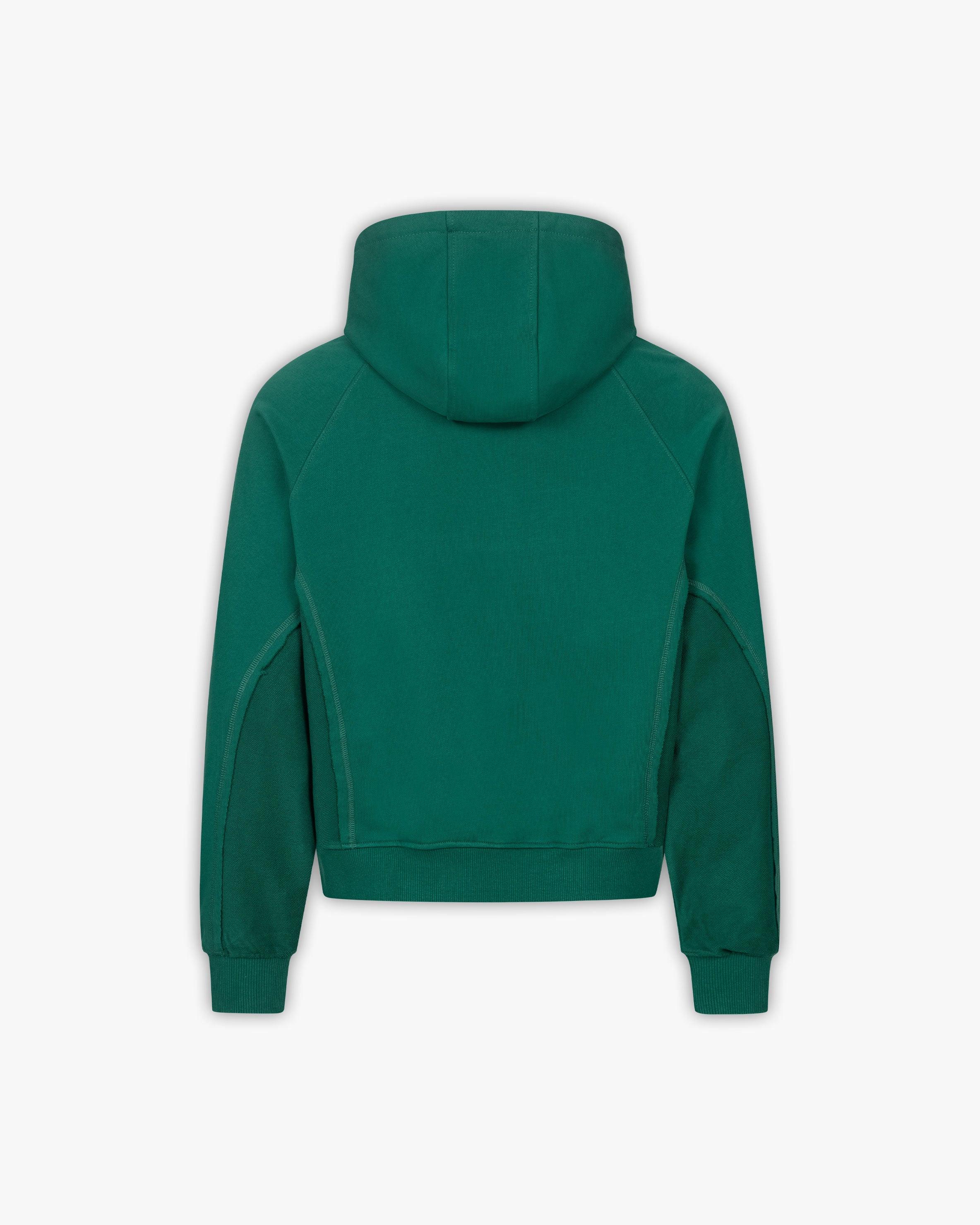 INSIDE OUT HOODIE FORREST GREEN