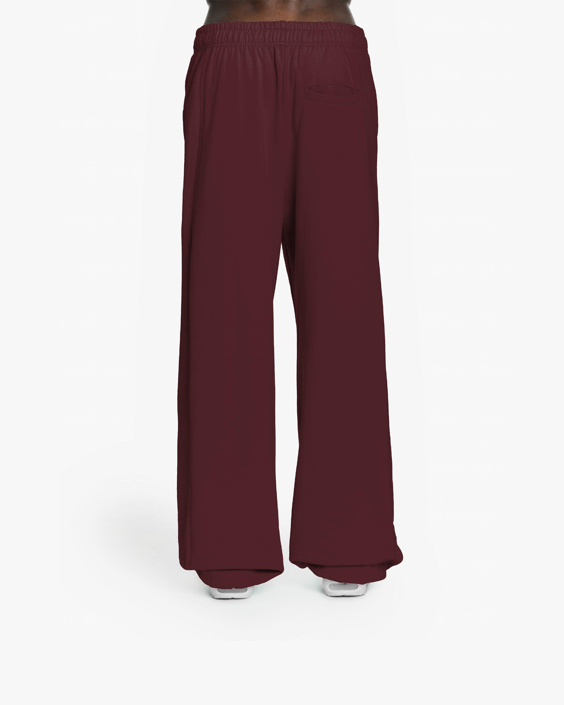 INSIDE OUT JOGGER WINE RED