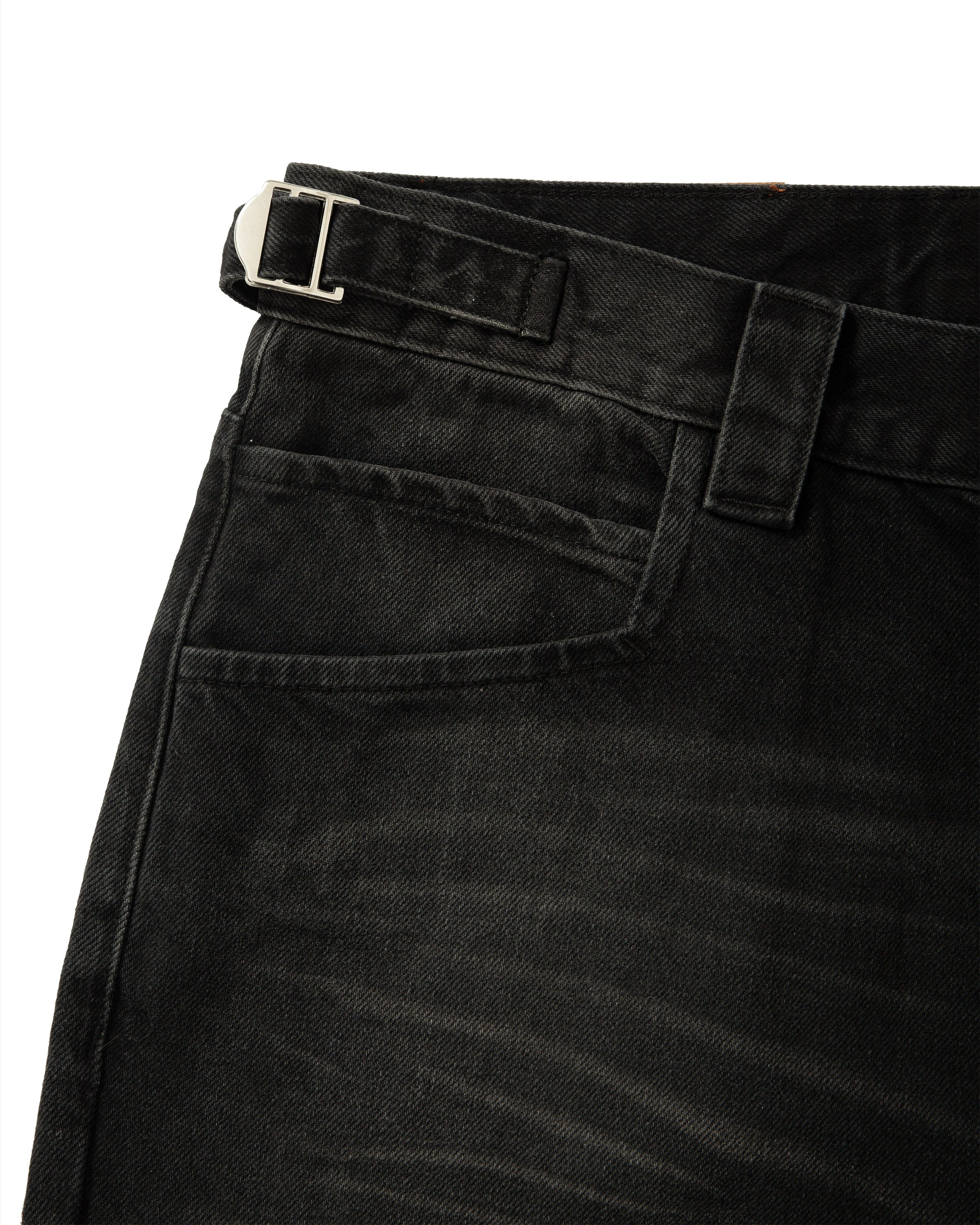 WILD SOUTH DENIM JORTS COAL
