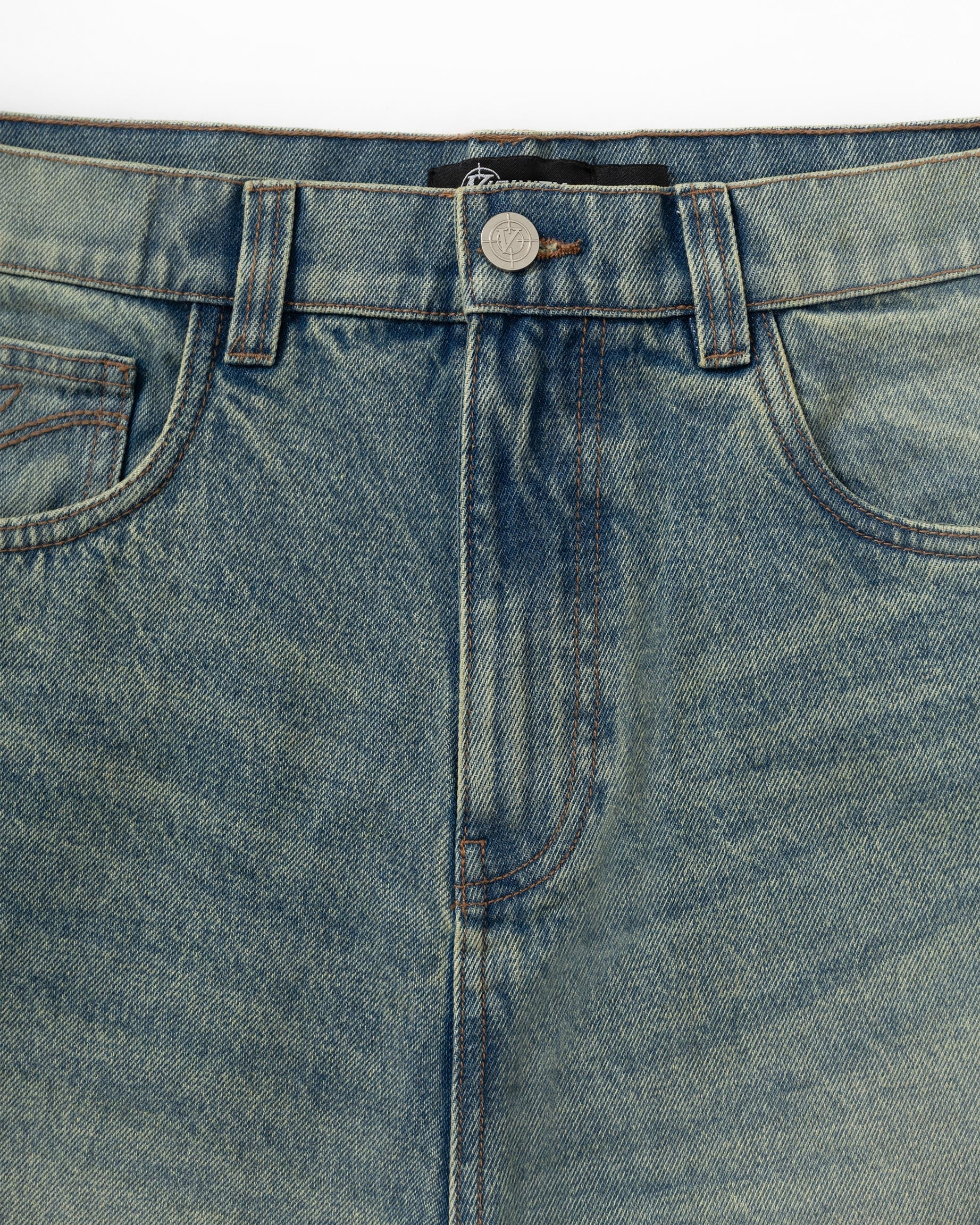 THE BAGGY DENIM PETROL WASHED