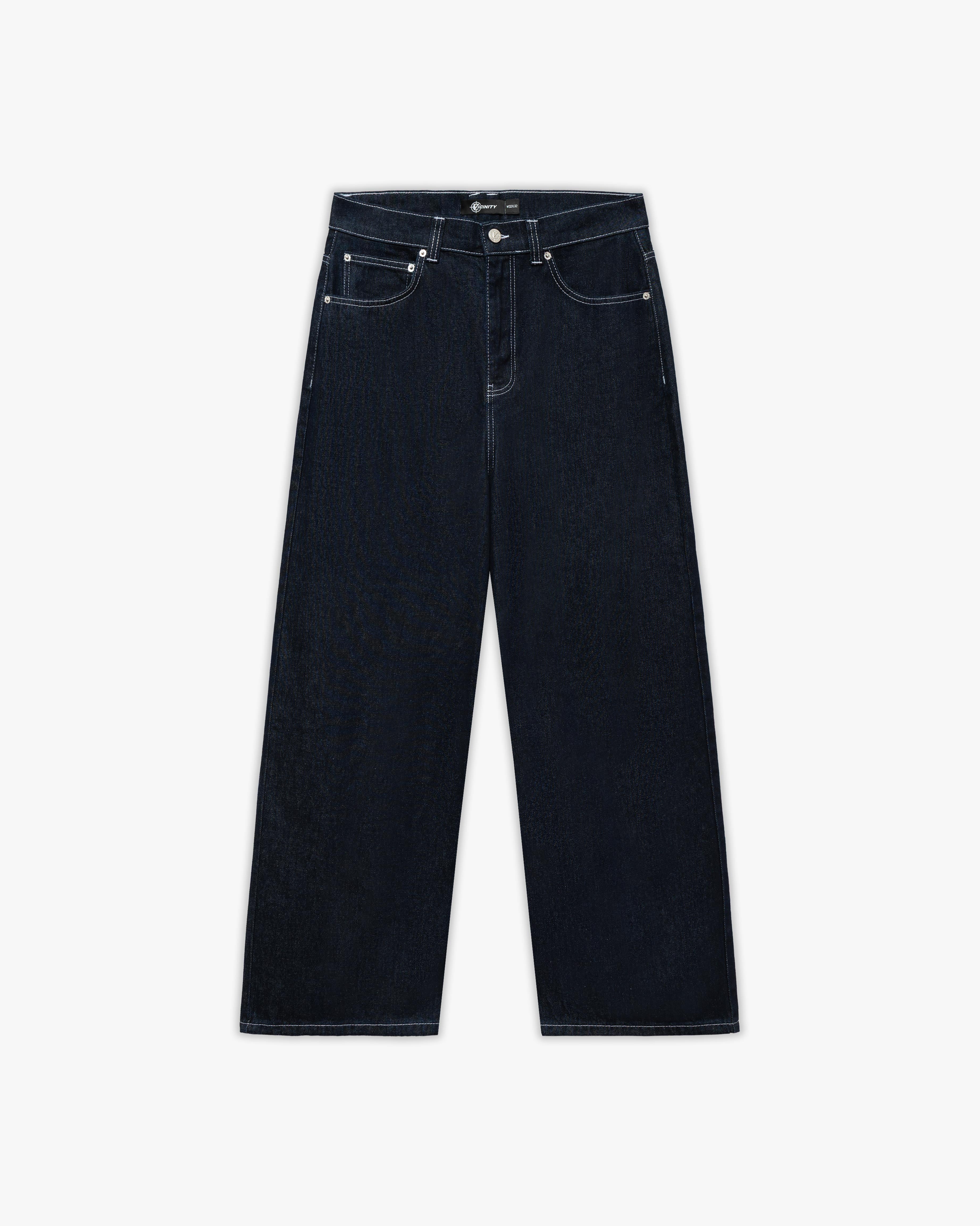 VOLUME DENIM RAW BLUE