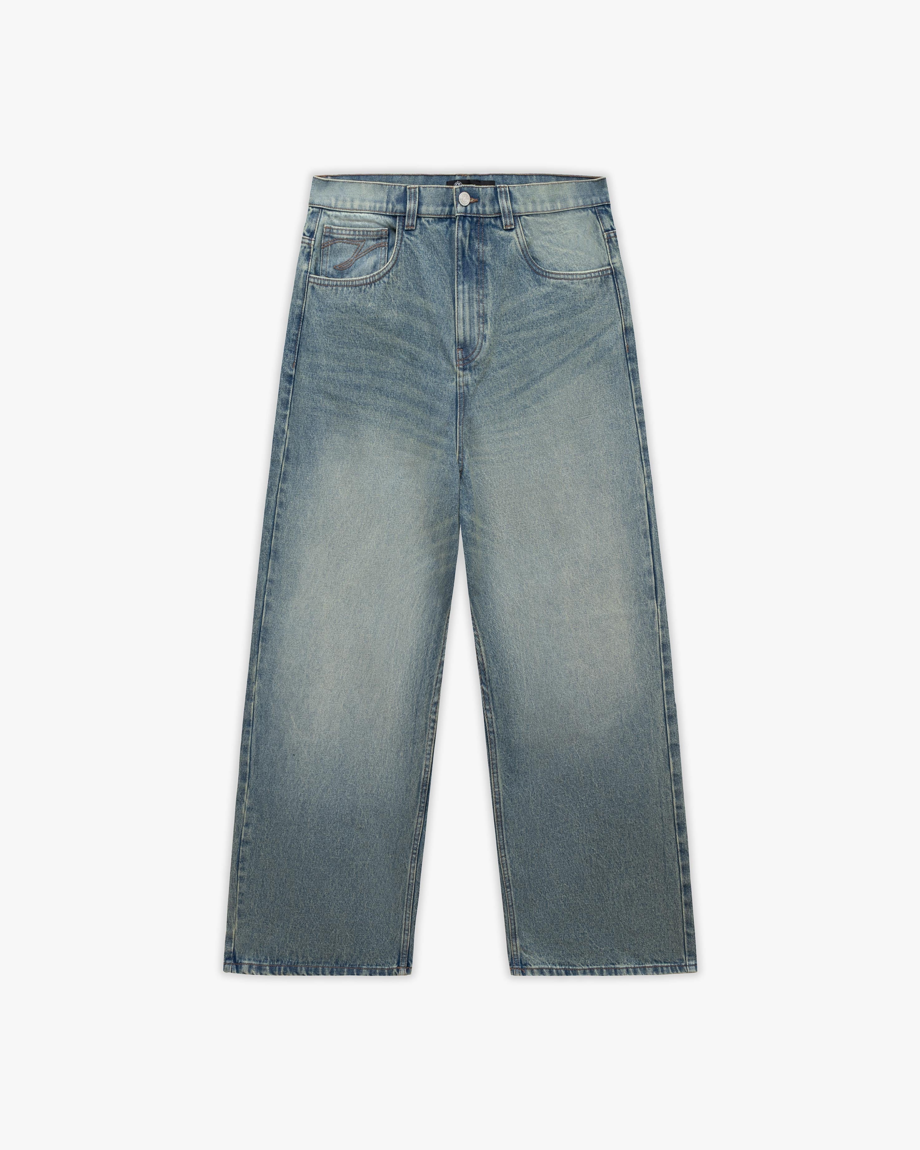 THE BAGGY DENIM PETROL WASHED