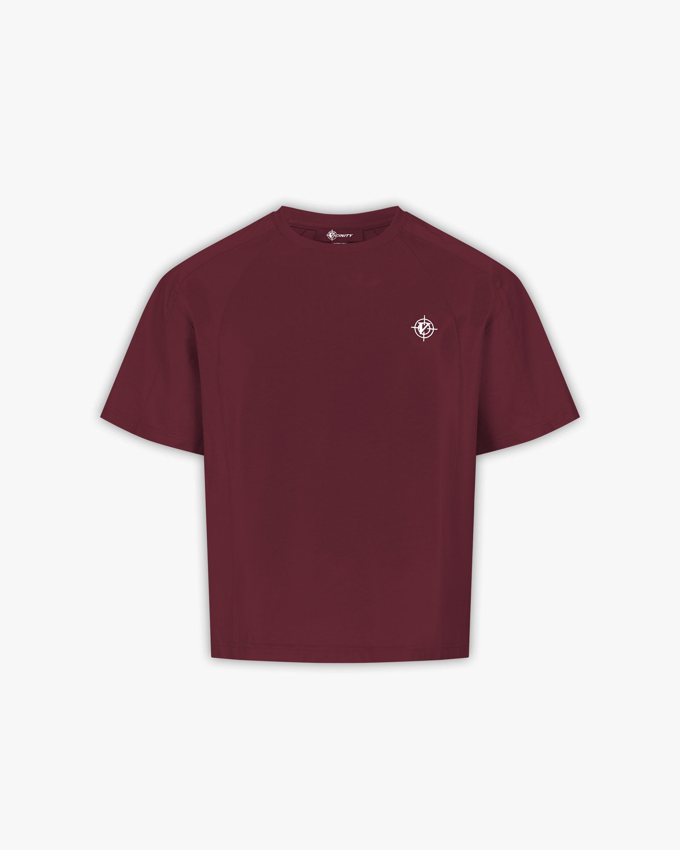 T-SHIRT WINE RED