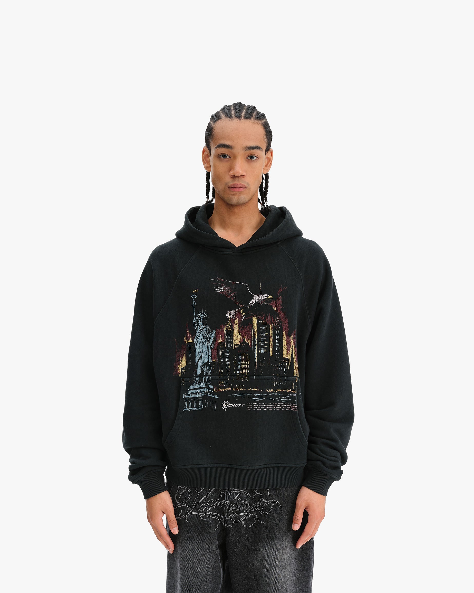 LIBERTY BURNS HOODIE VINTAGE WASH