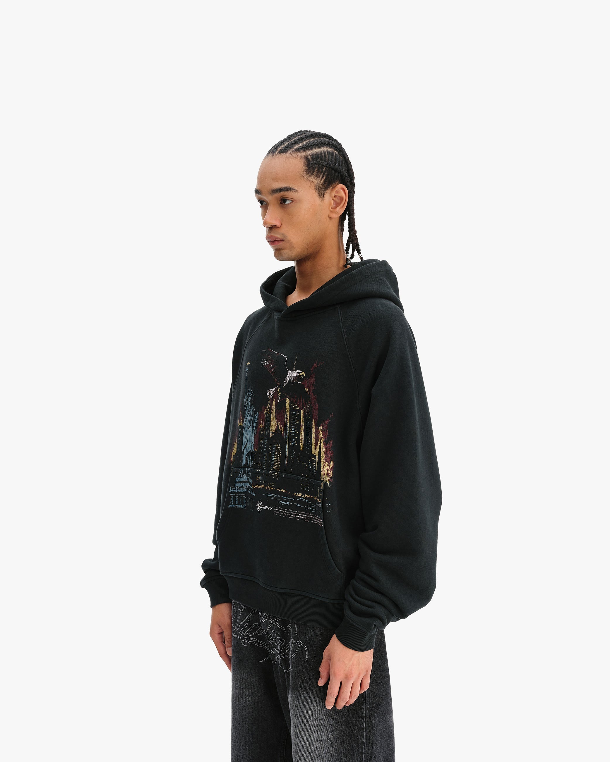 LIBERTY BURNS HOODIE VINTAGE WASH