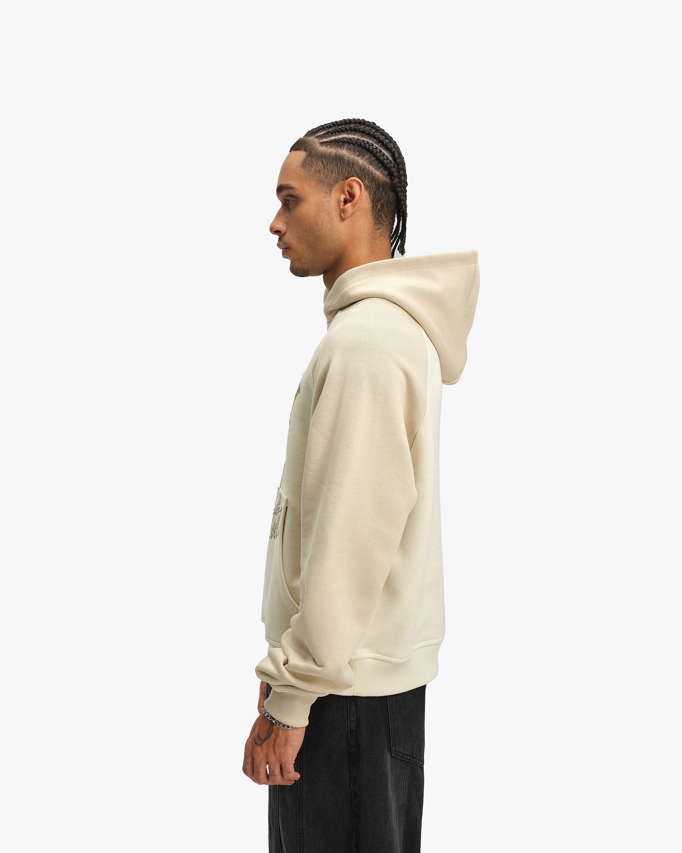 INSTITUTE HOODIE BEIGE