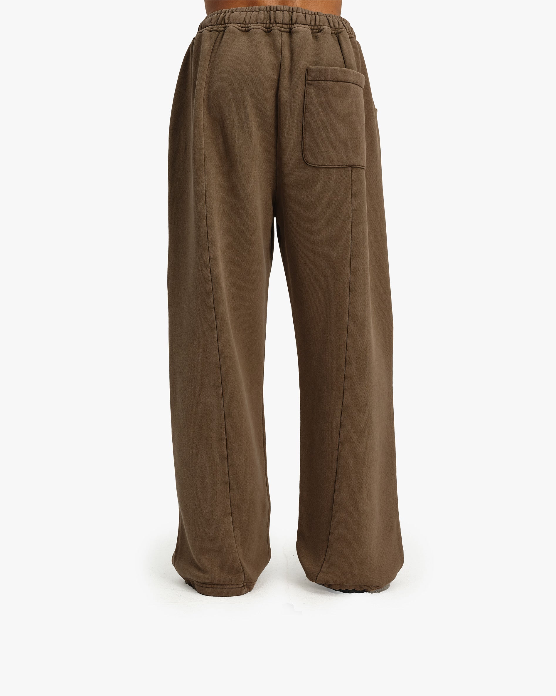 ACID WASHED JOGGER BROWN