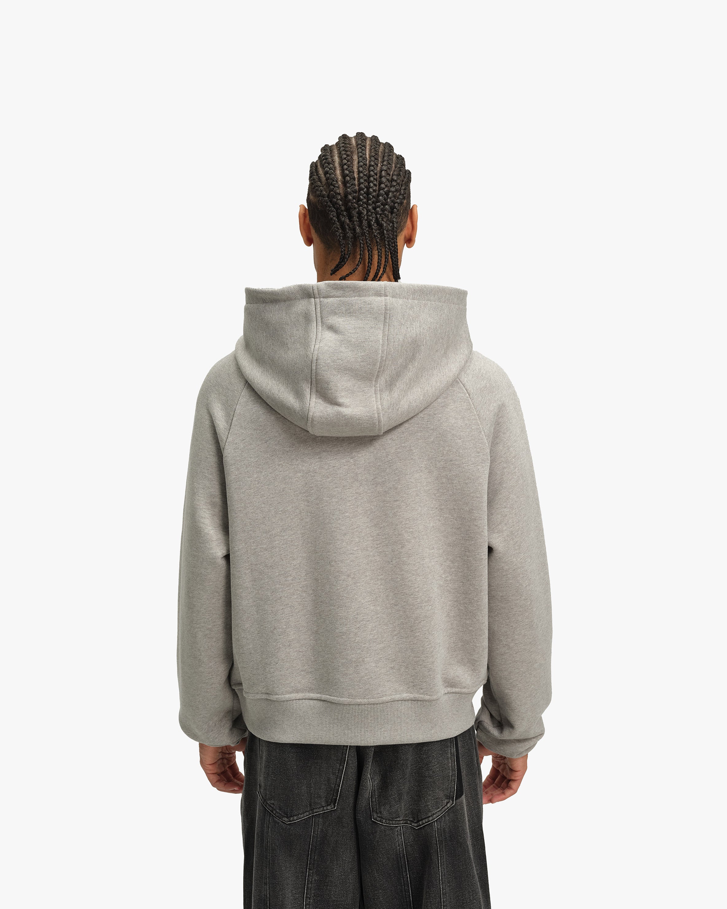 INSTITUTE HOODIE GREY MELANGE