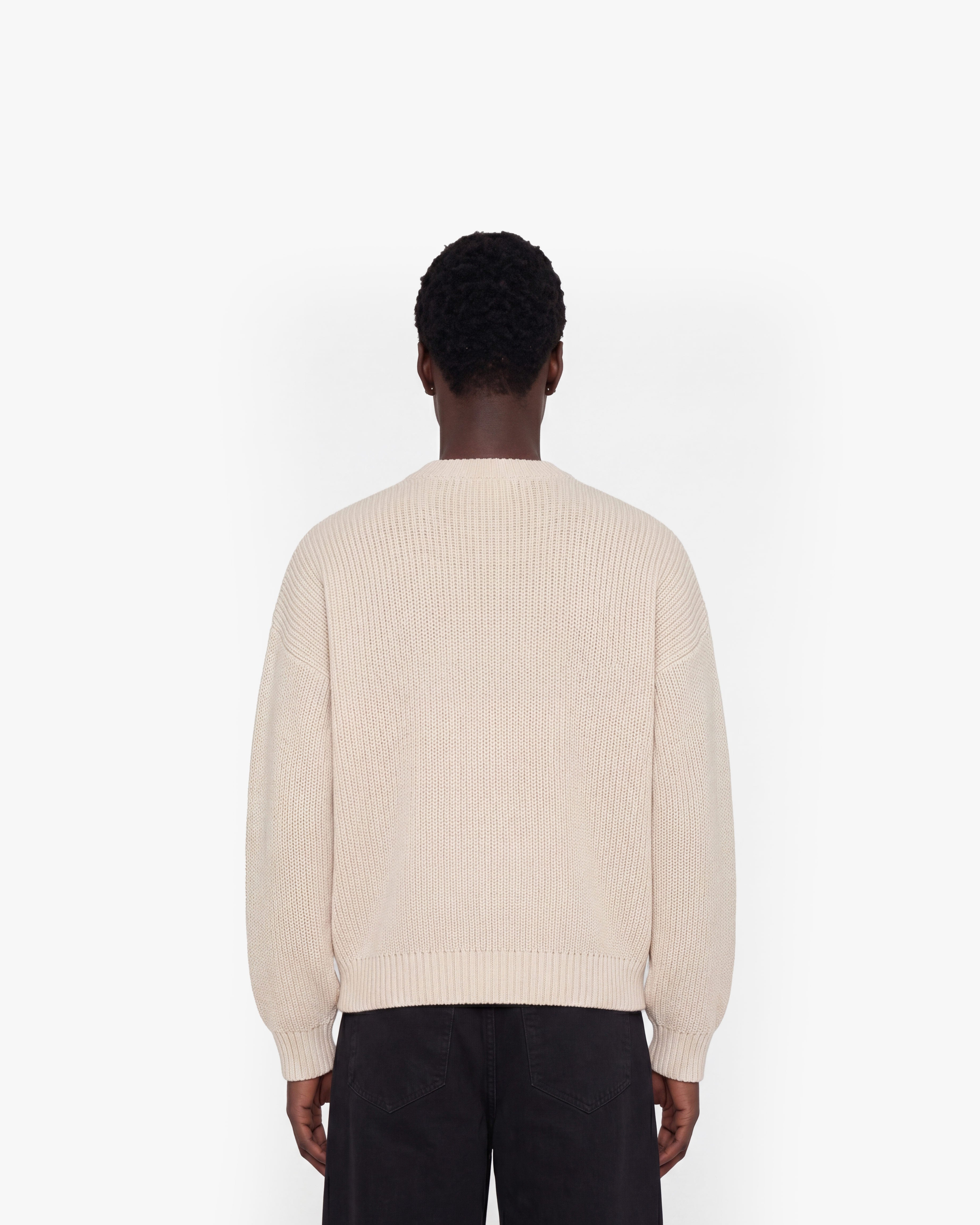 V-LOGO KNITWEAR BEIGE