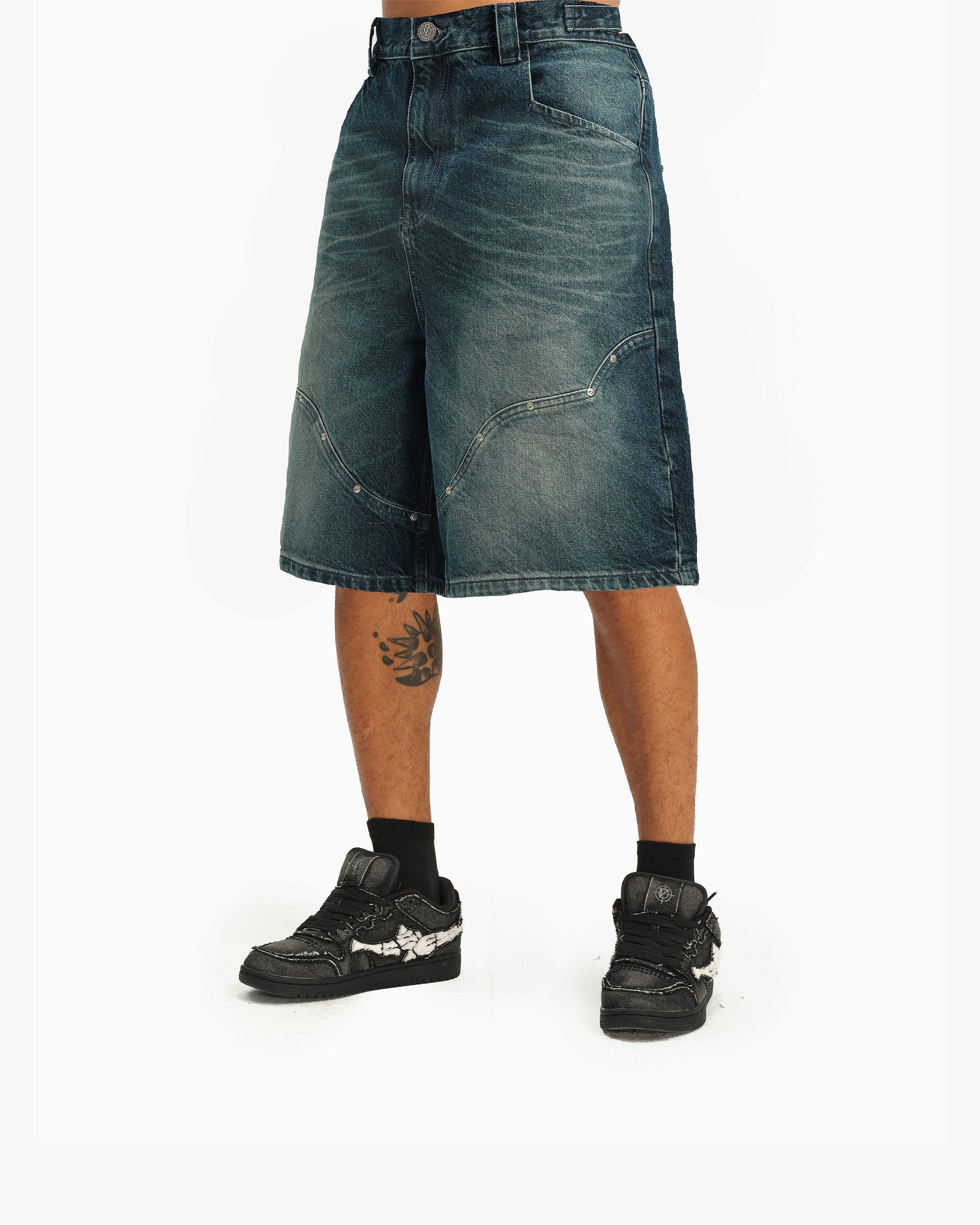WILD SOUTH DENIM JORTS LAKE