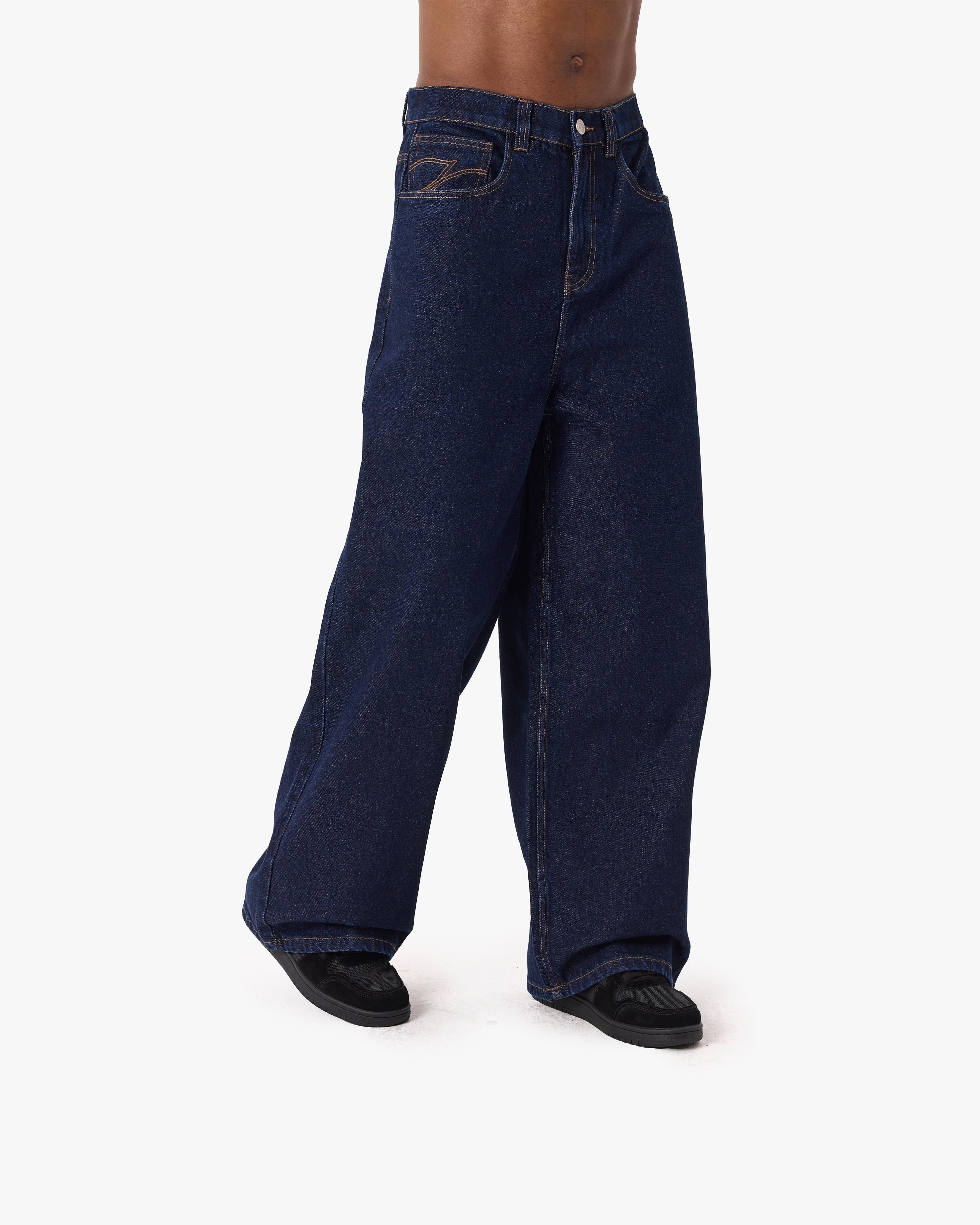 THE BAGGY DENIM RAW BLUE