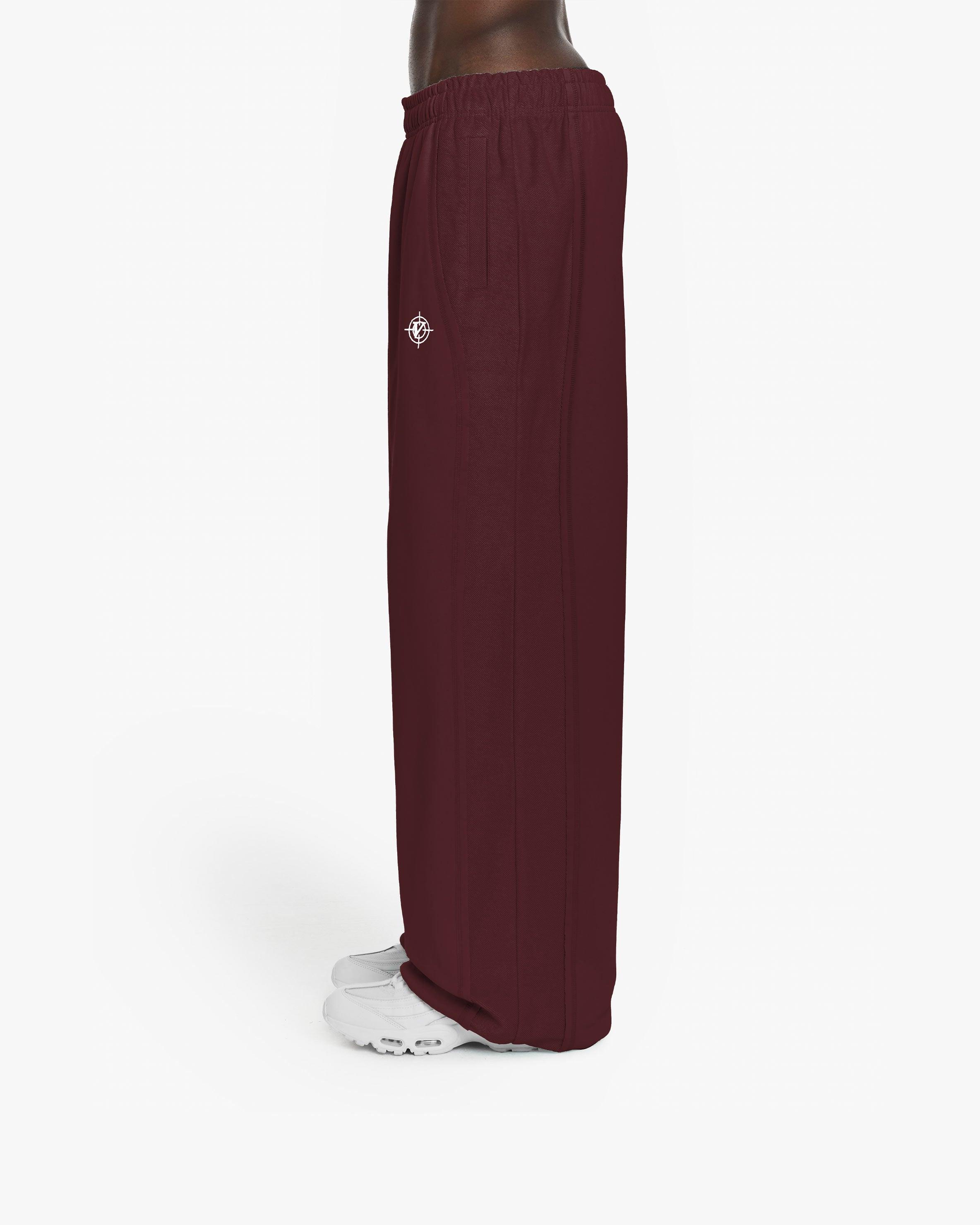 INSIDE OUT JOGGER WINE RED