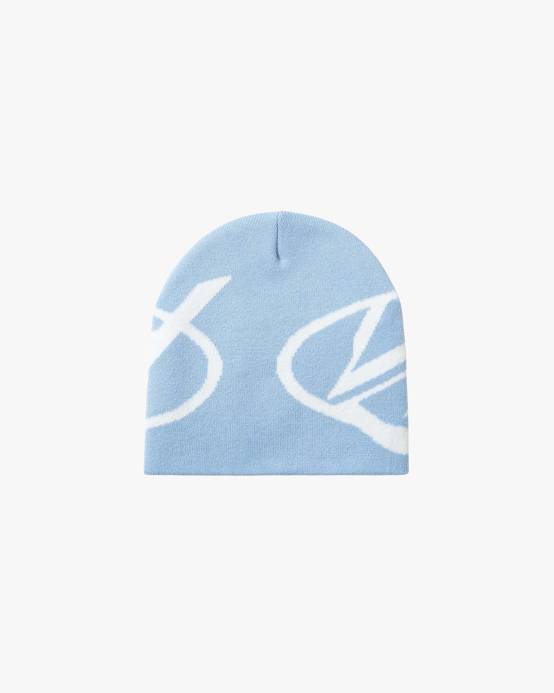 SCRIPT LOGO BEANIE - BLUE