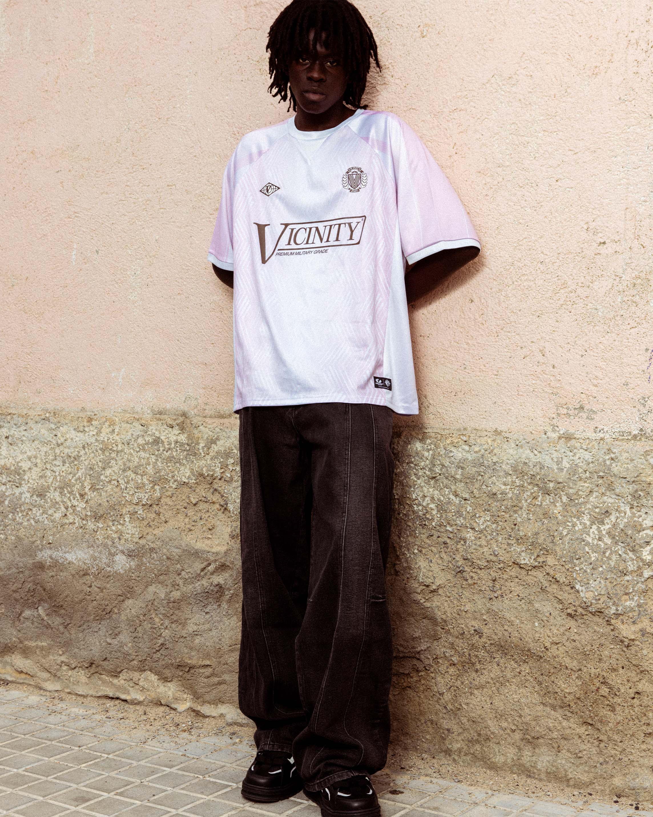 GRADIENT JERSEY PINK/CREAM