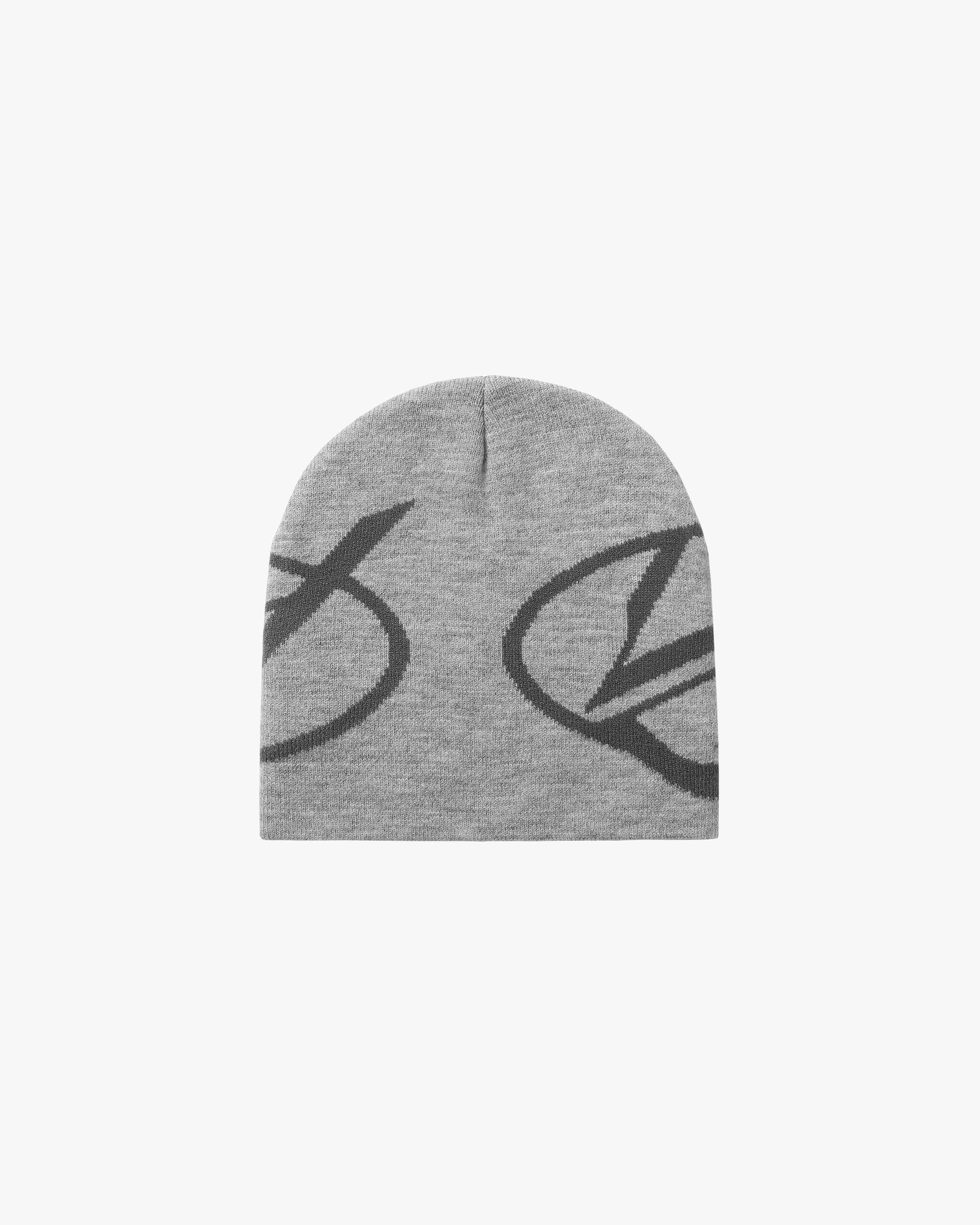 SCRIPT LOGO BEANIE - GREY