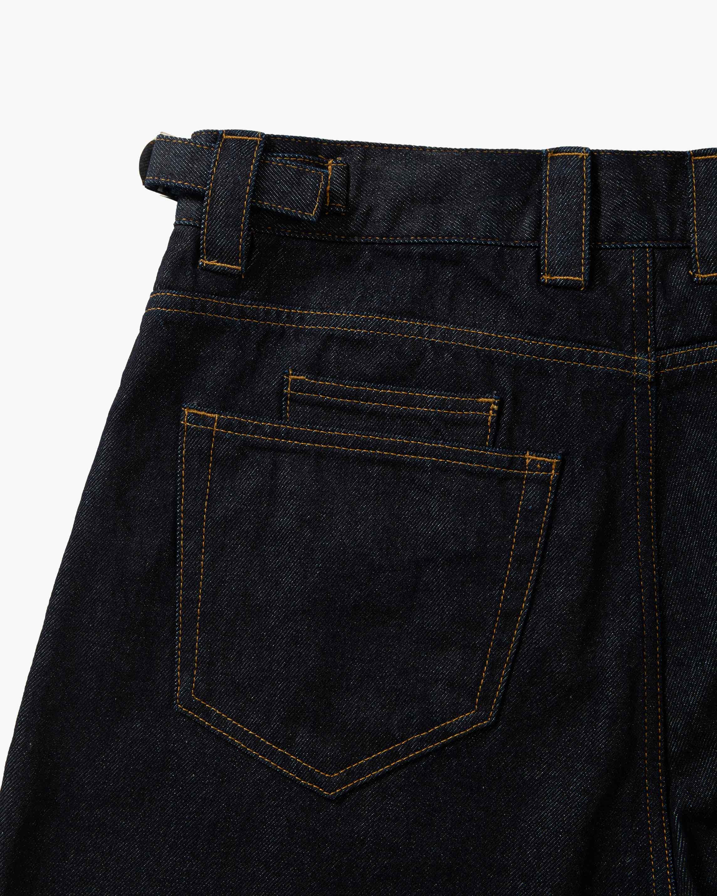 RAW DENIM JORTS