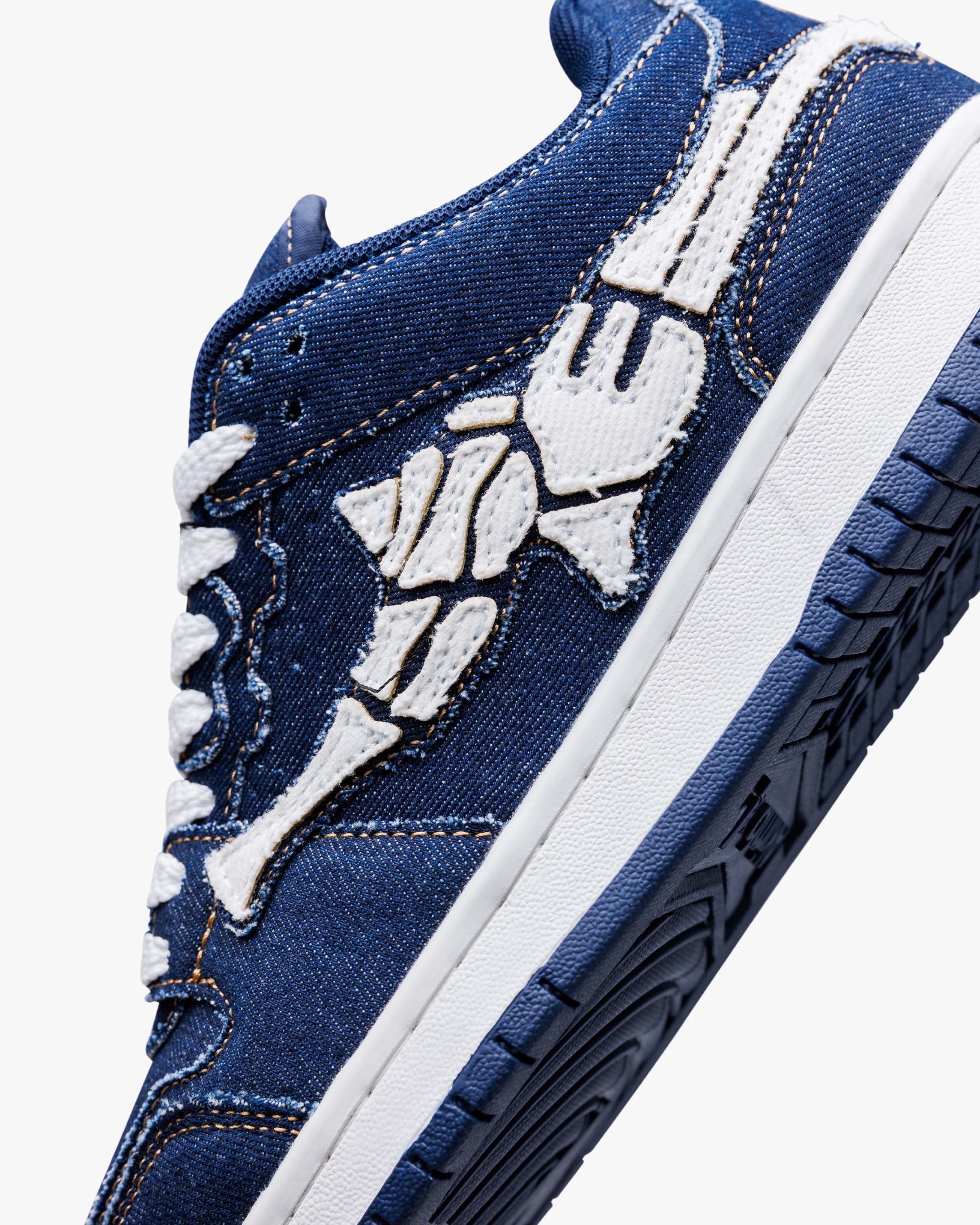 AKIMBO LOWS "SELVEDGE DENIM BLUE"