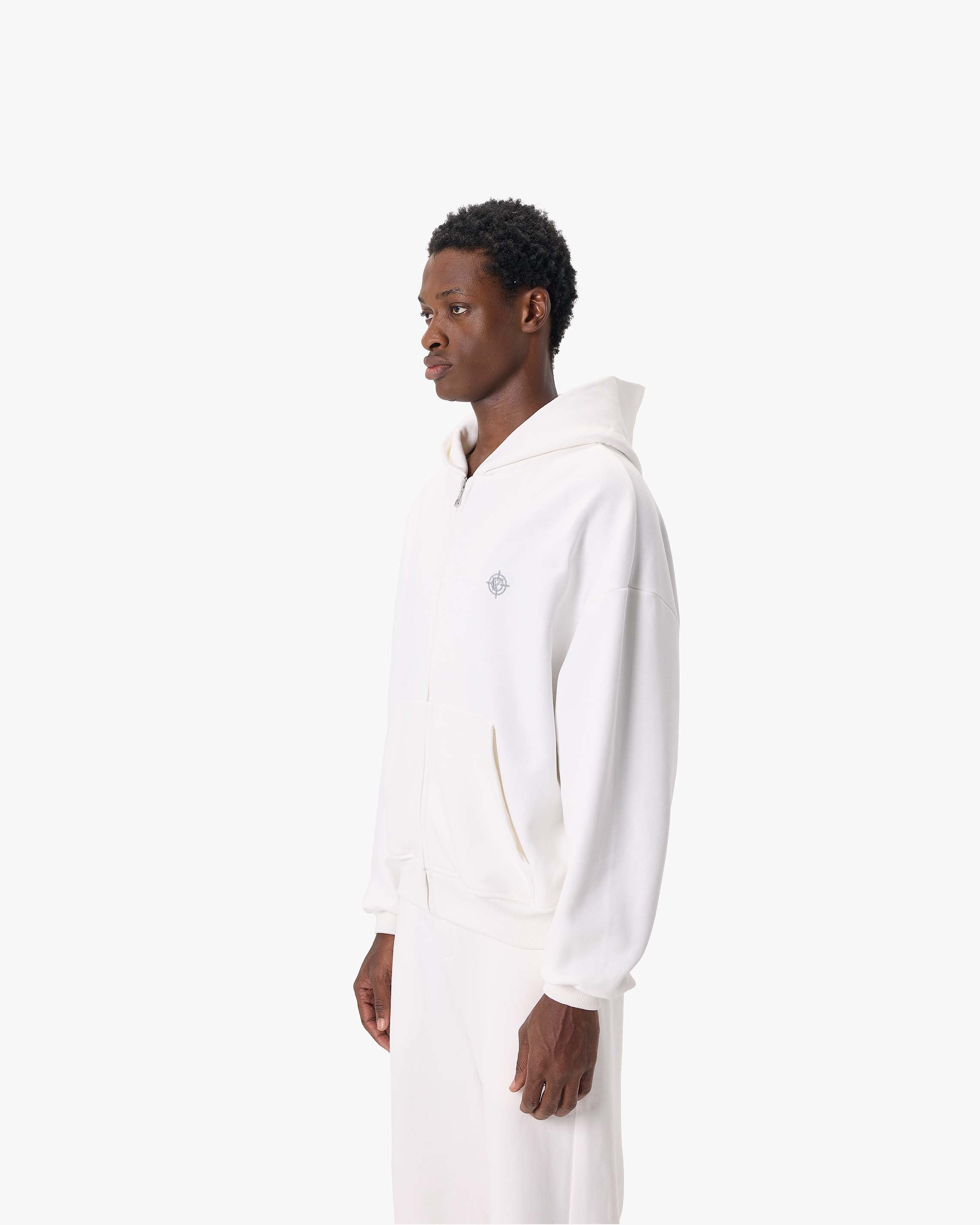 SOFTS ZIP-HOODIE WHITE