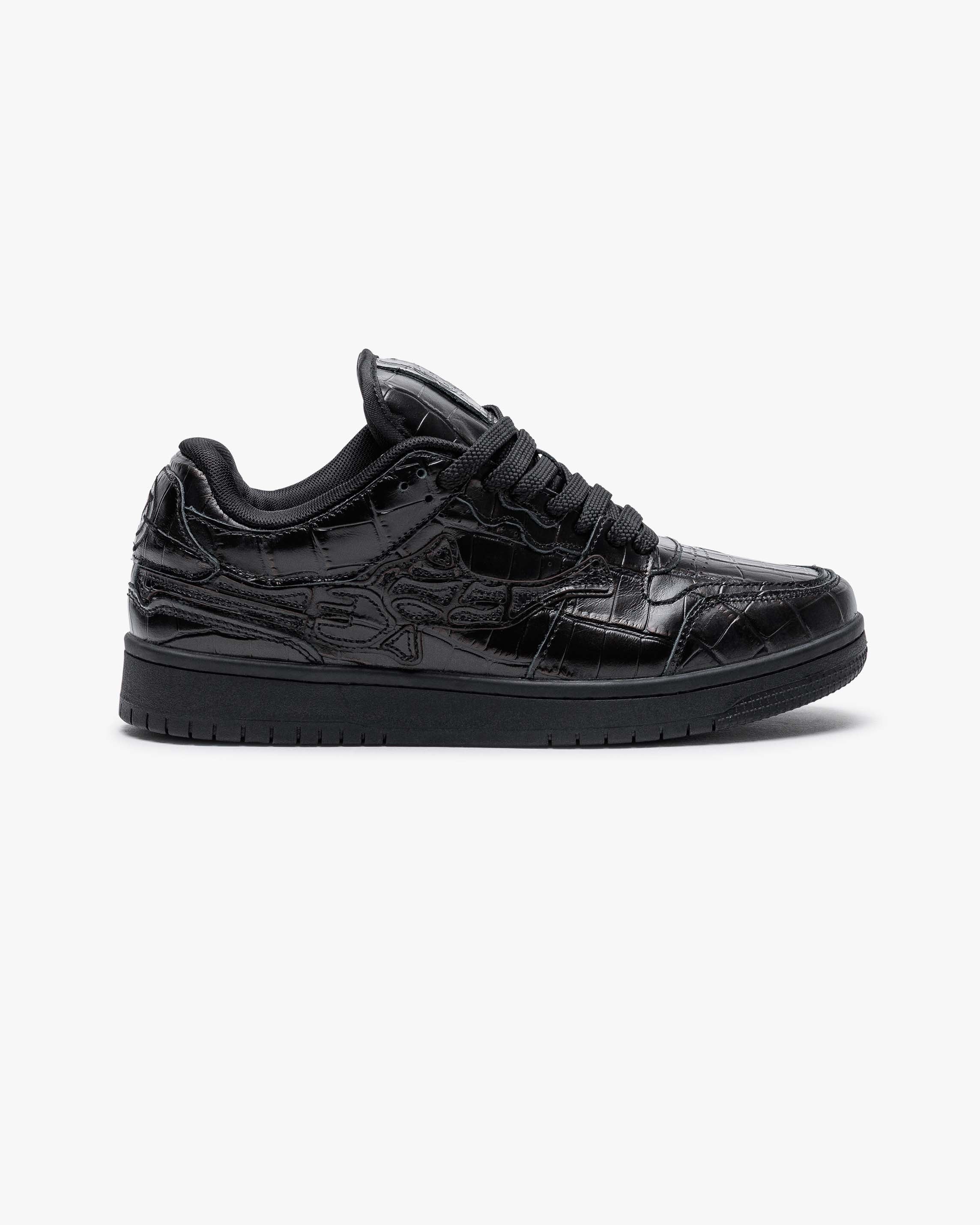AKIMBO LOWS "BLACK CROCO"