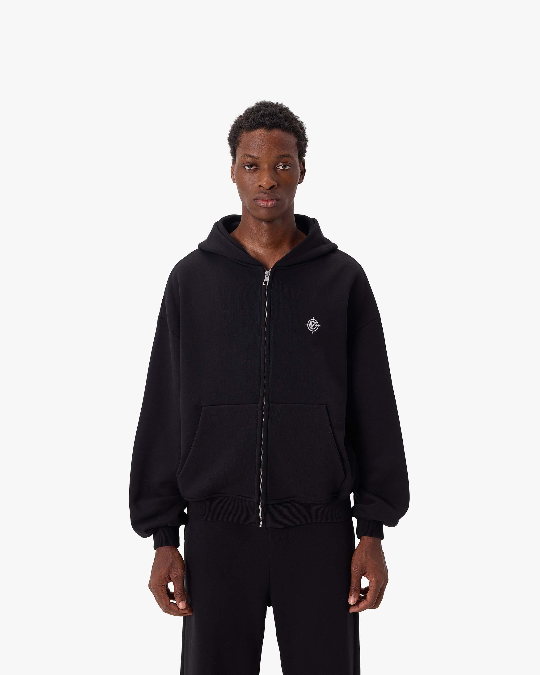 SOFTS ZIP-HOODIE BLACK