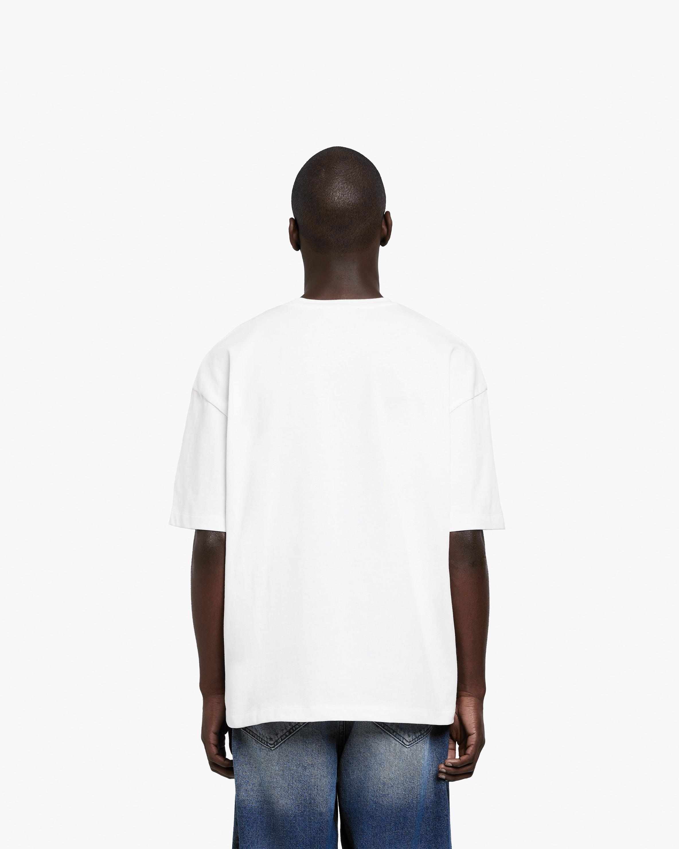 CHROME LOGO TEE WHITE