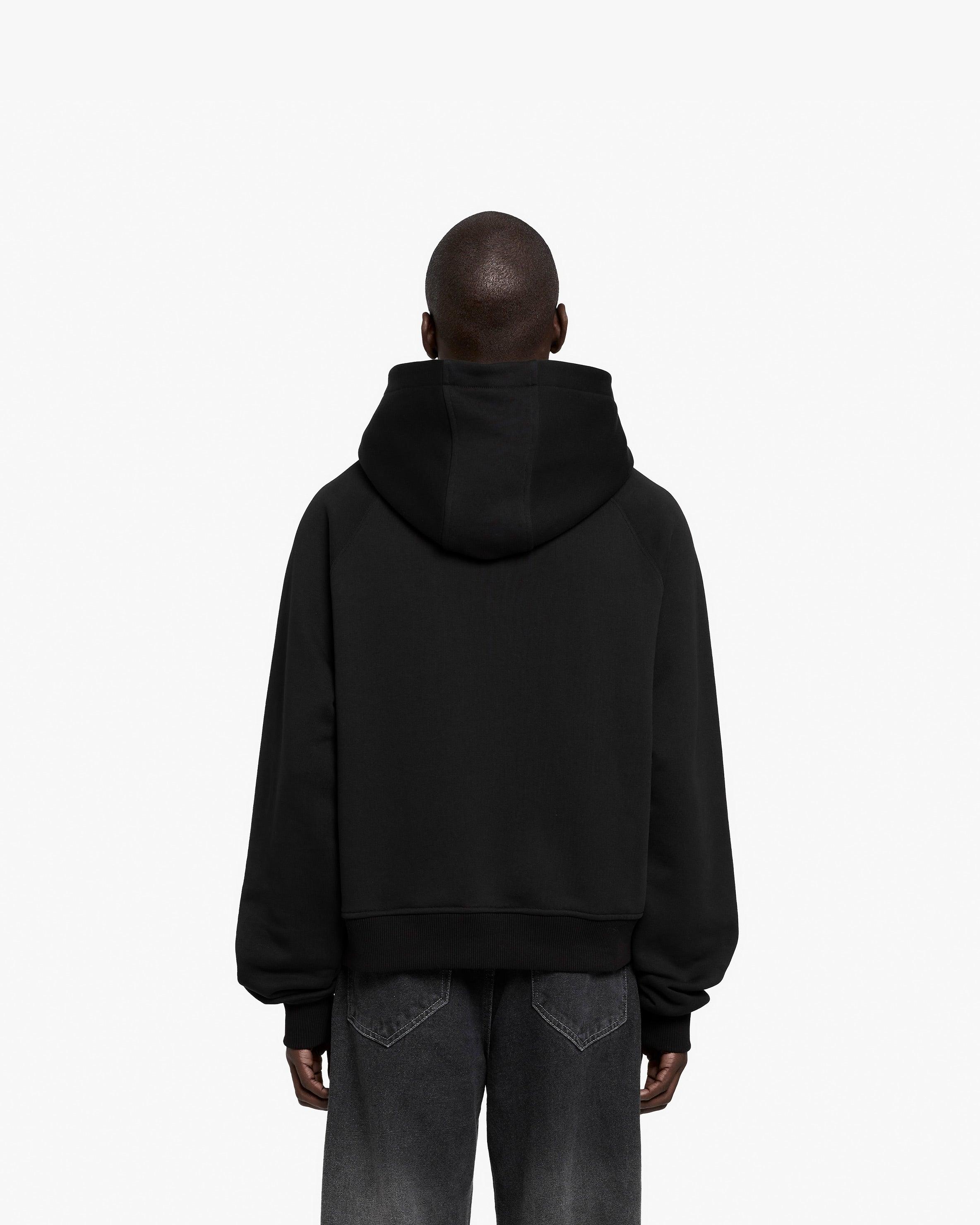 WEB LOGO HOODIE BLACK