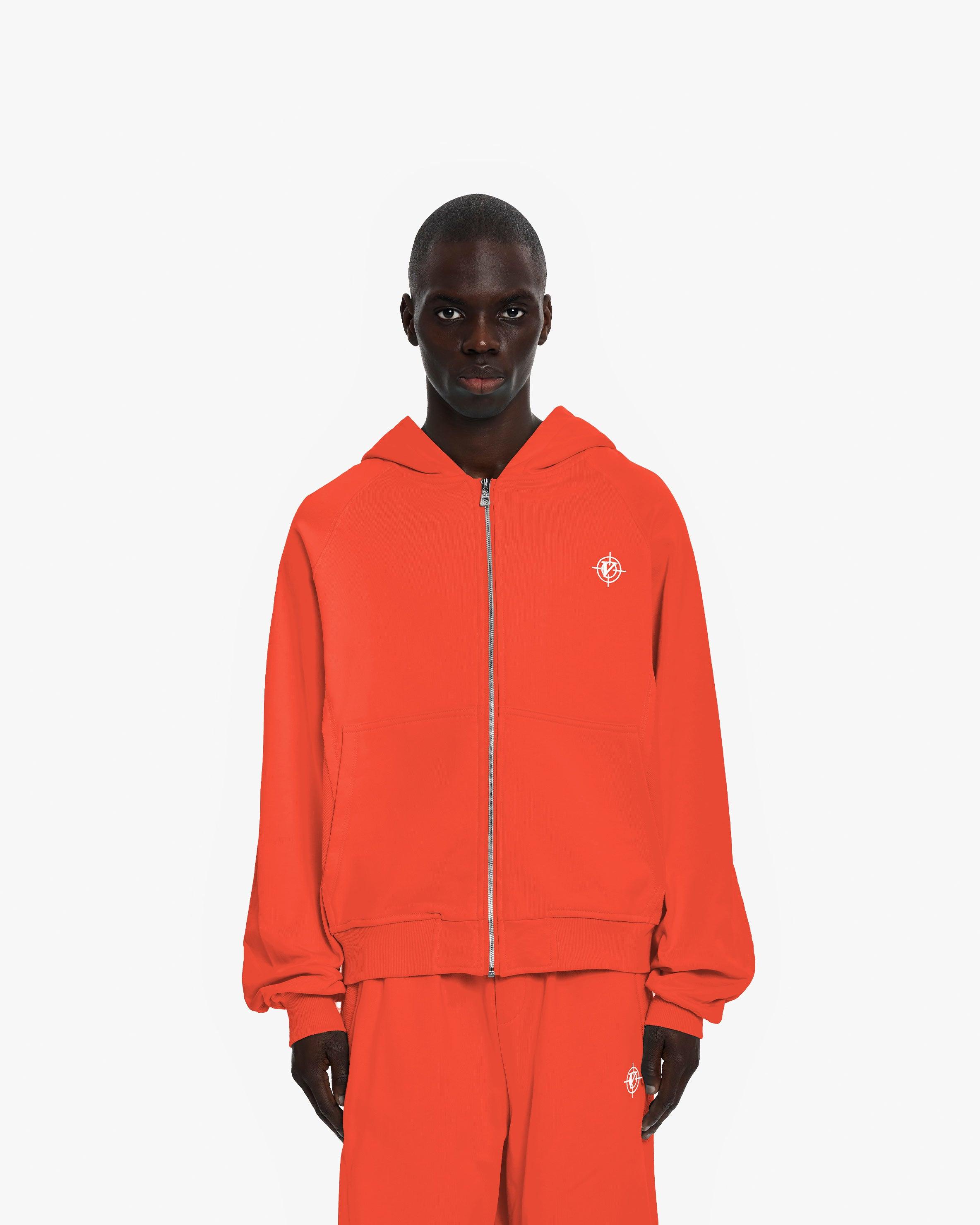 INSIDE OUT ZIP HOODIE STRAWBERRY