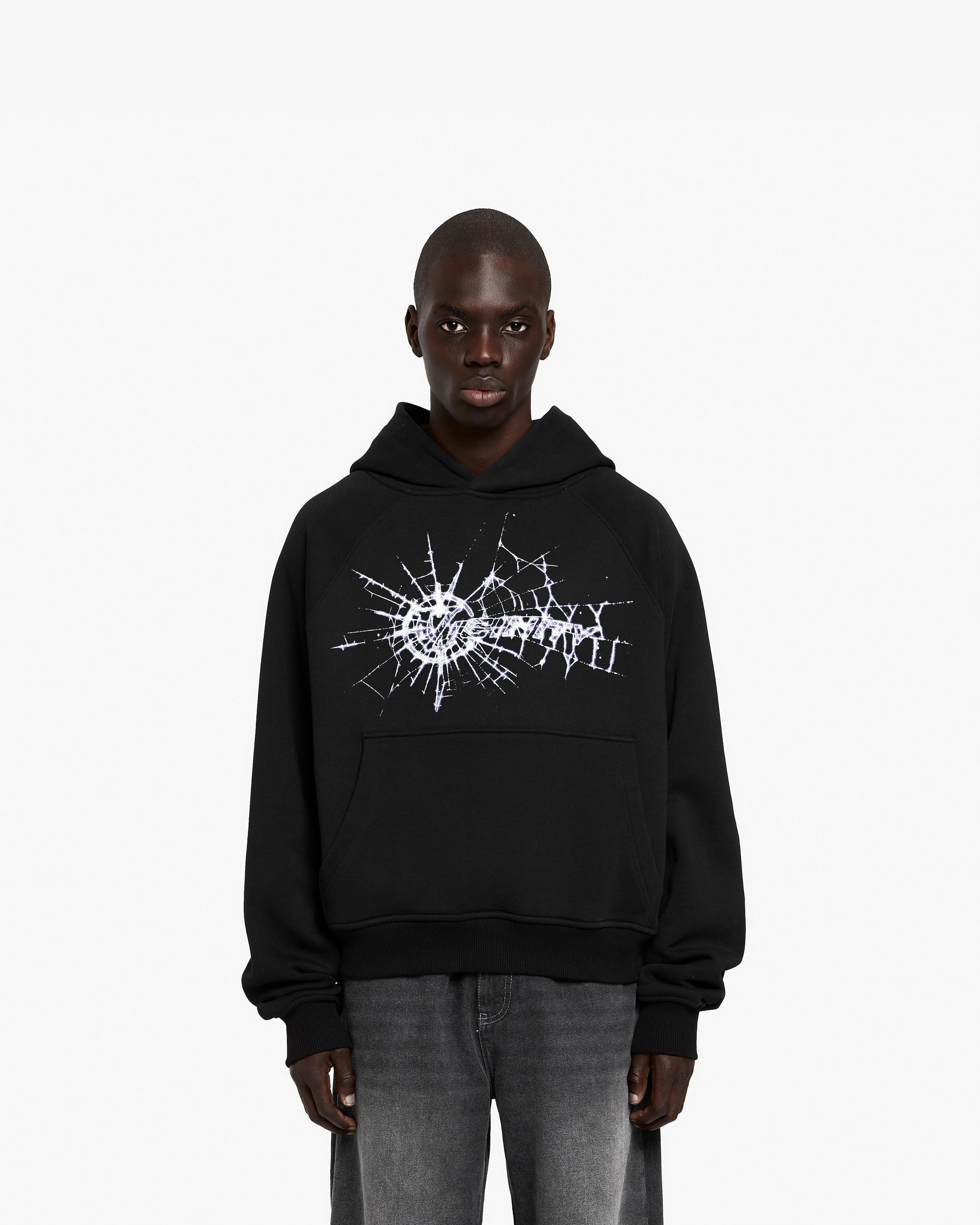 WEB LOGO HOODIE BLACK