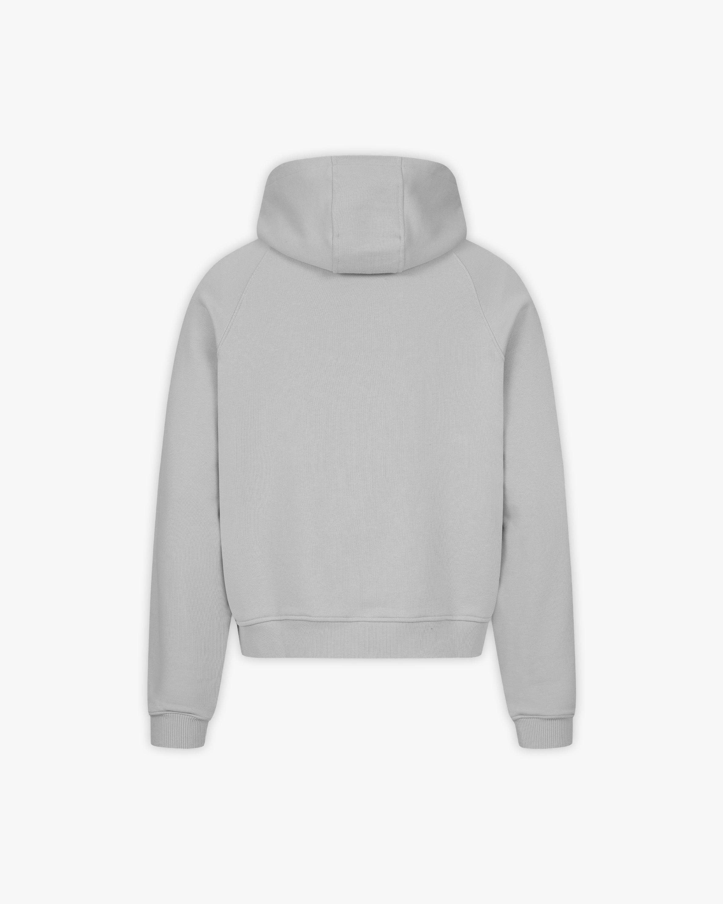 CONSTRUCTION LOGO HOODIE GREY