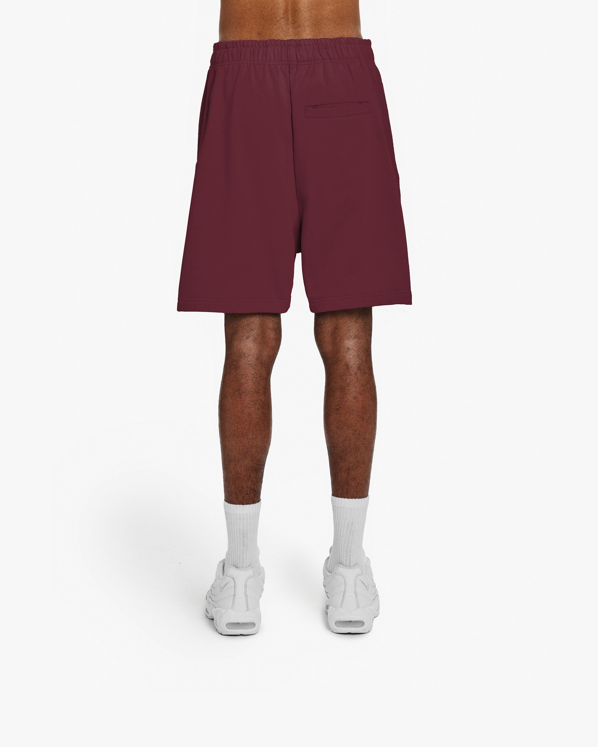INSIDE OUT SHORTS WINE RED