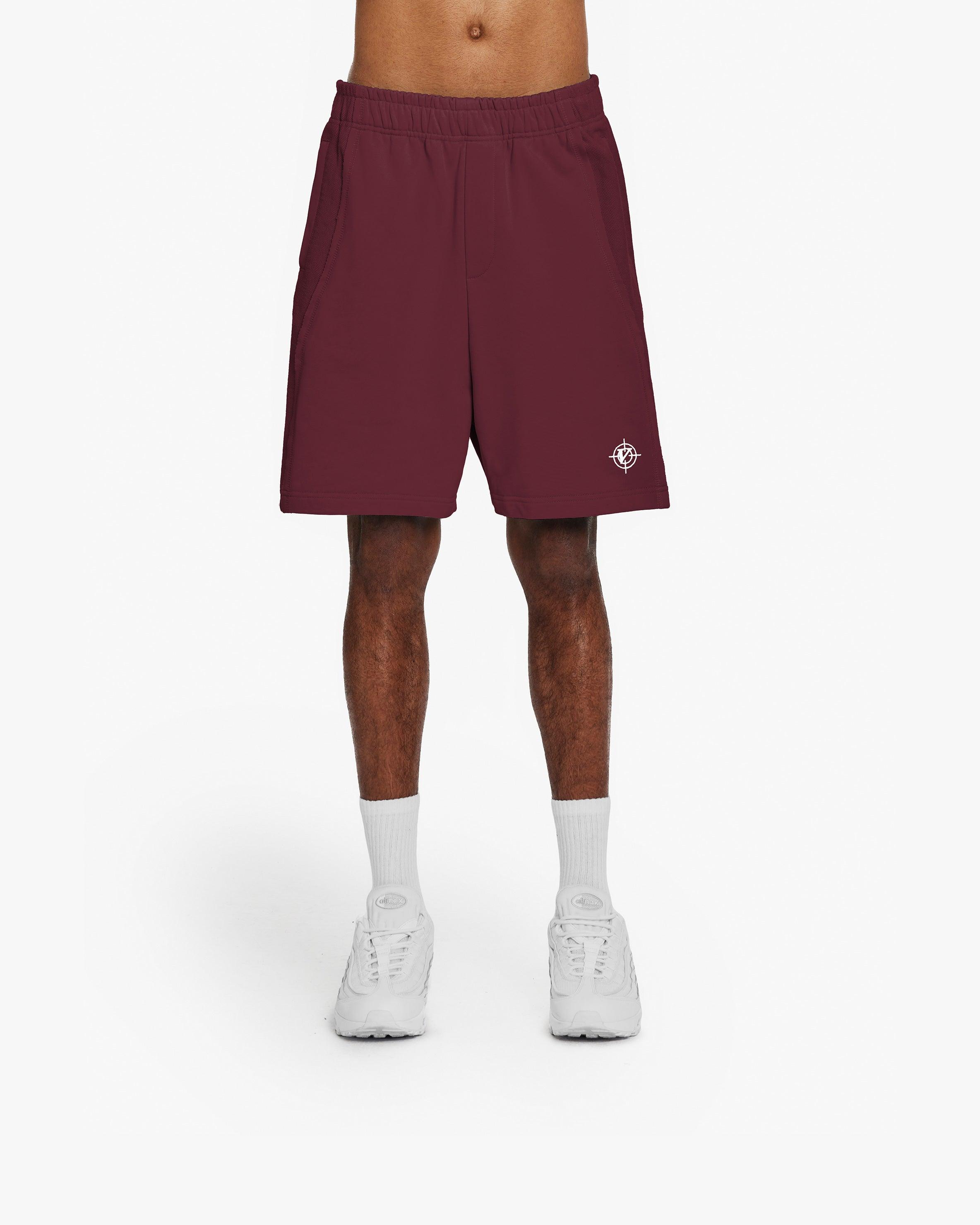 INSIDE OUT SHORTS WINE RED