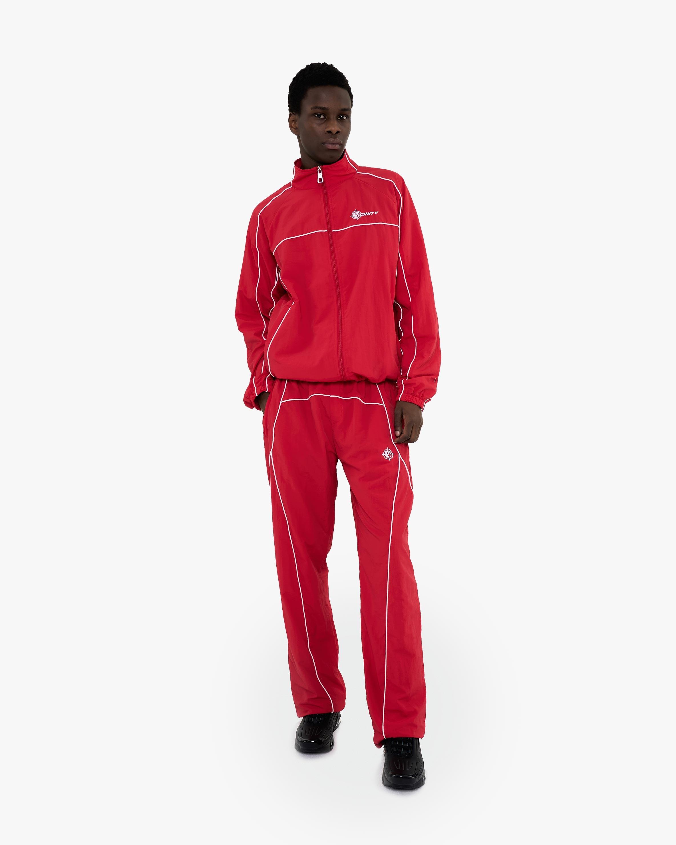 TRACK JACKET RED