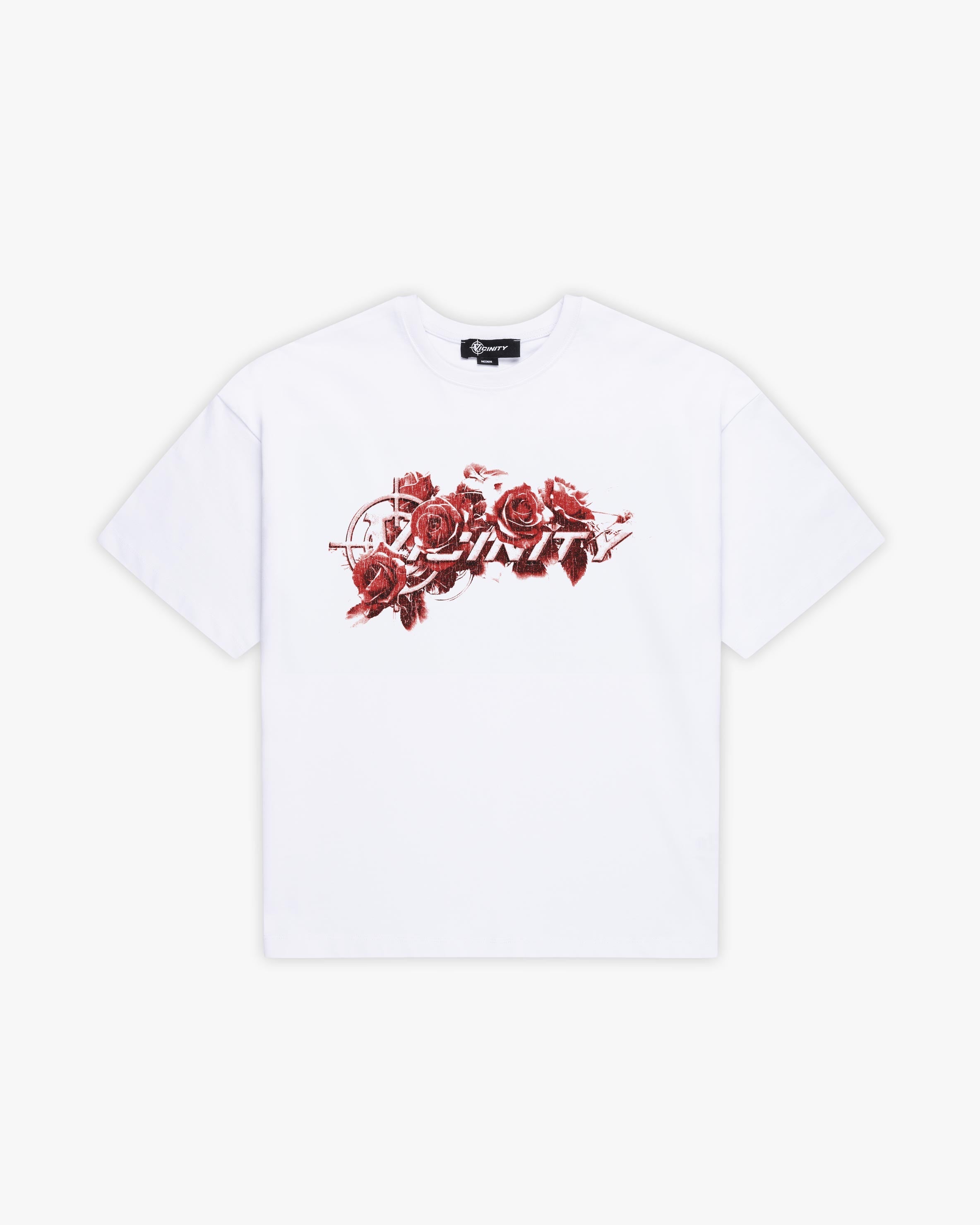 ROSE LOGO TEE WHITE