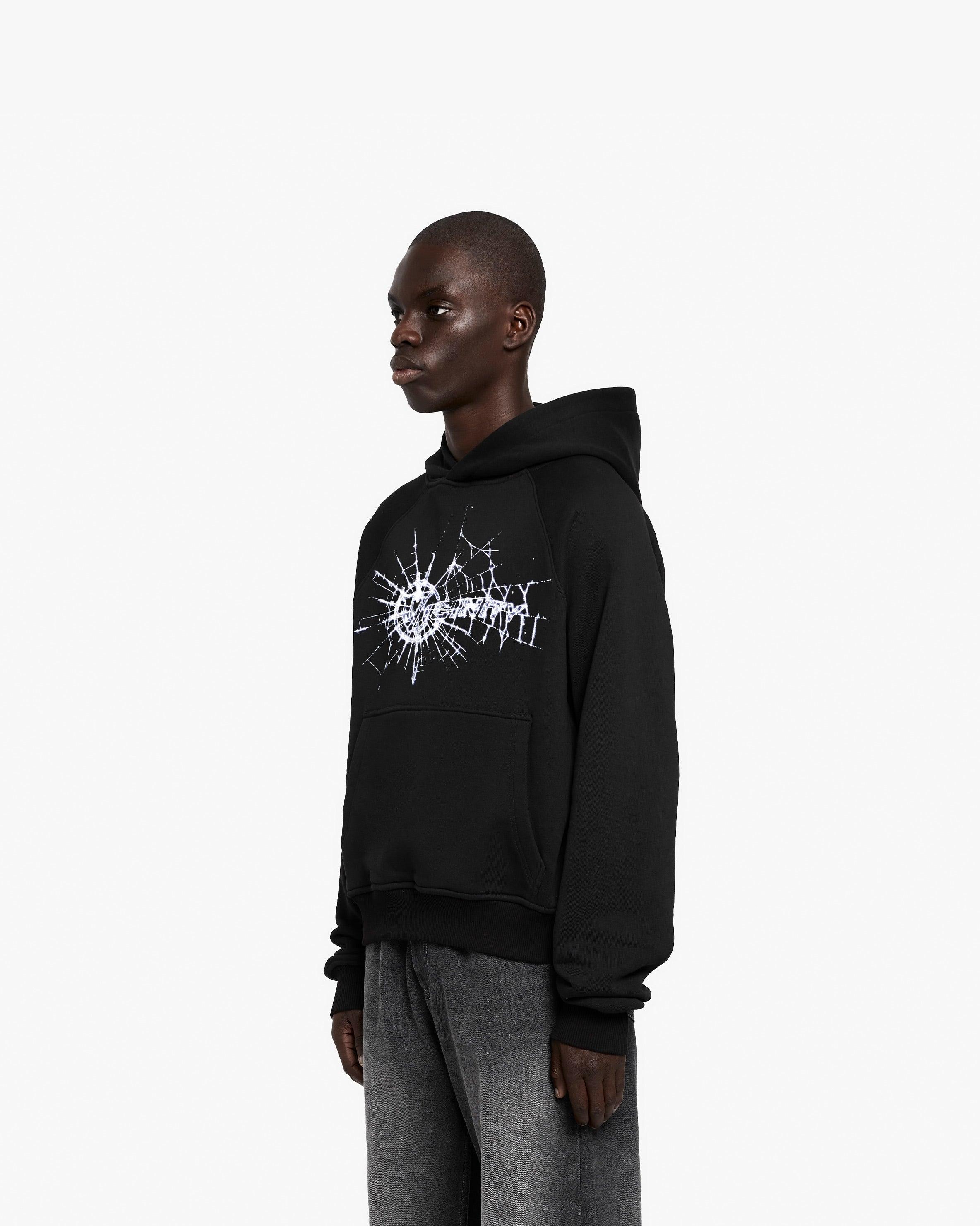 WEB LOGO HOODIE BLACK
