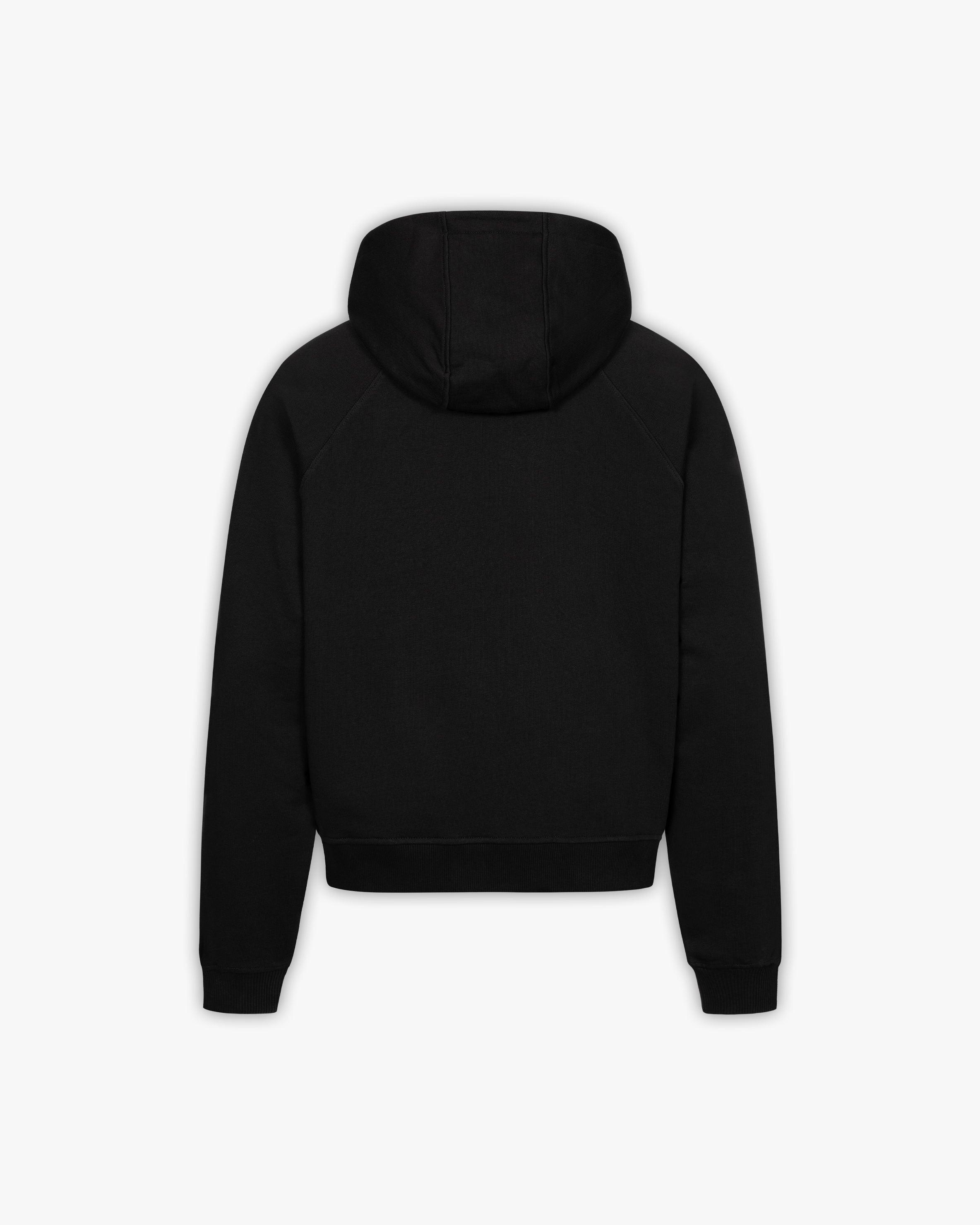 HAUNTED HOUSE ZIP HOODIE BLACK