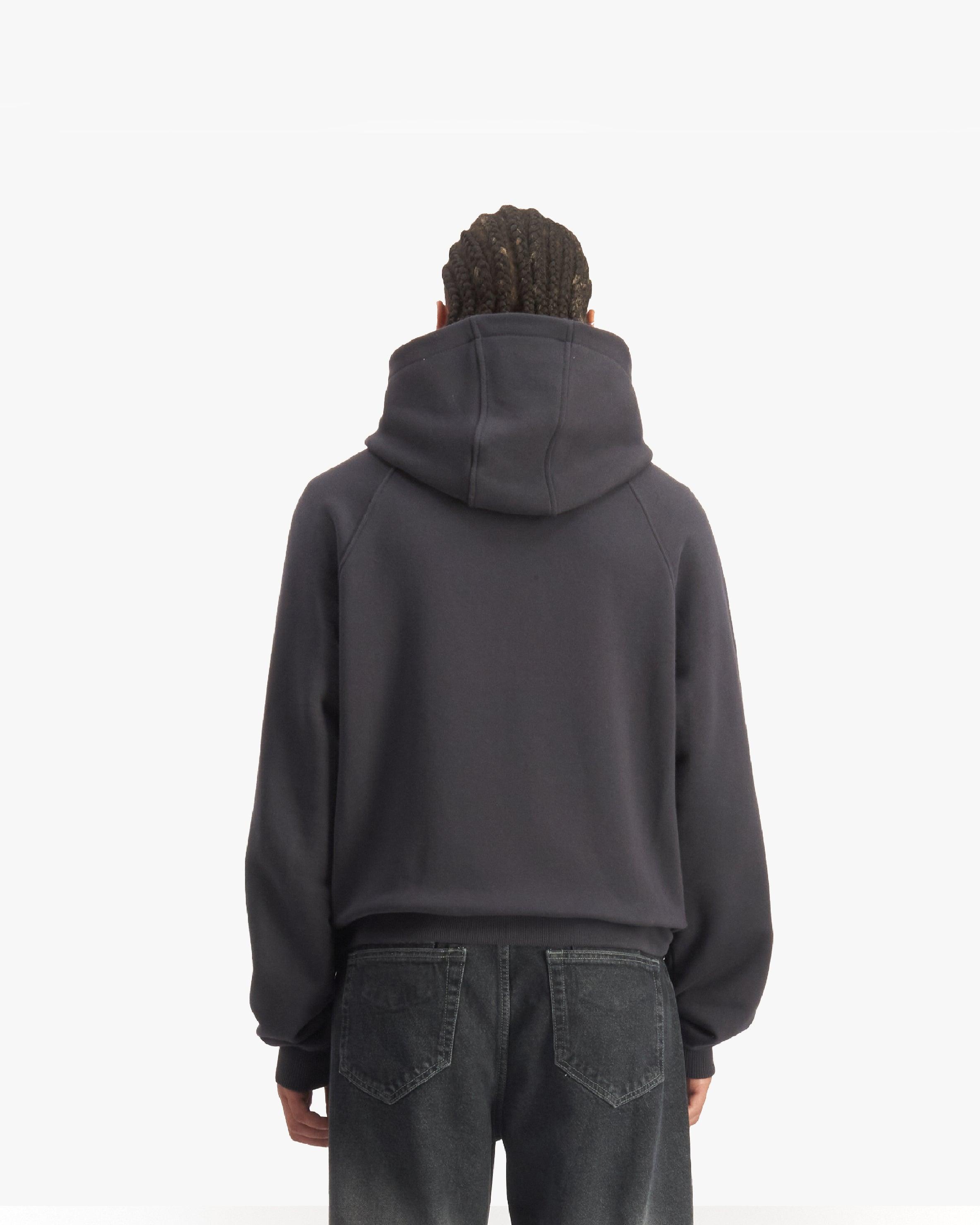 SHOOTING HOUSE ZIP HOODIE DARK GREY