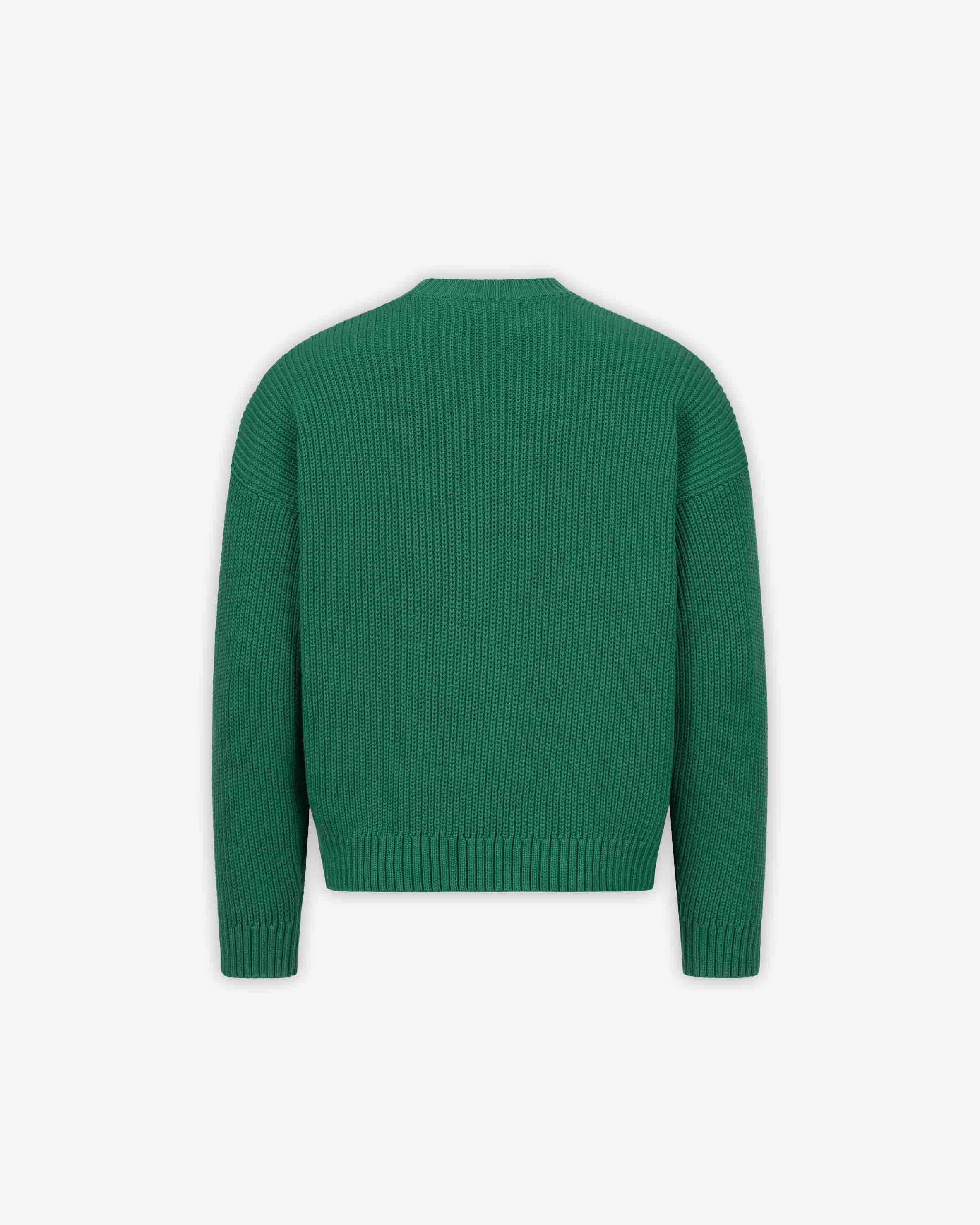 V-LOGO KNITWEAR GREEN