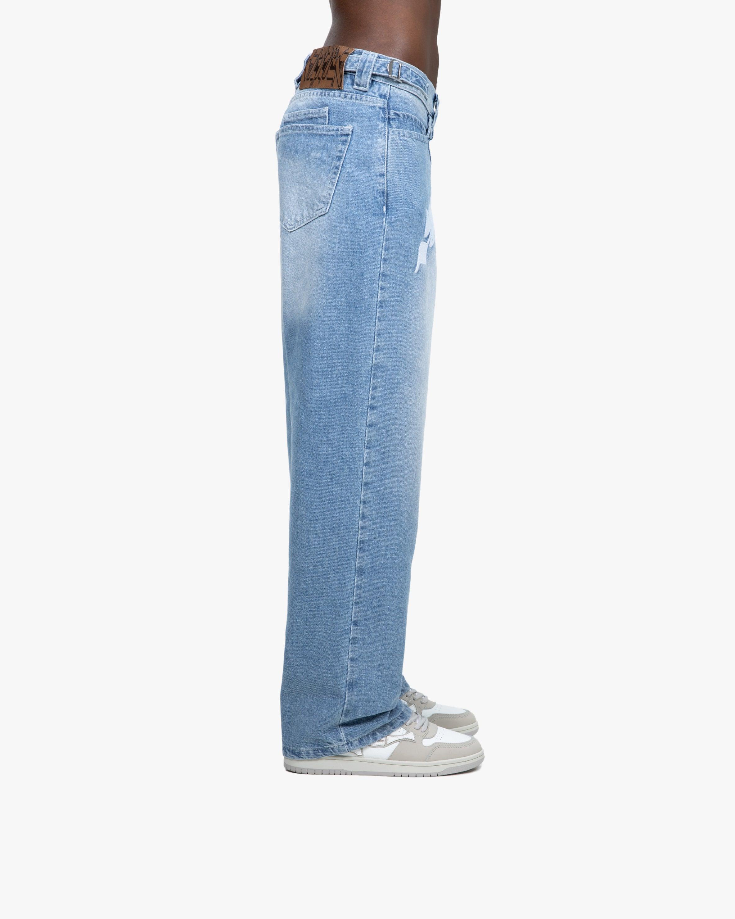MIRAGE DENIM LIGHT BLUE / WHITE