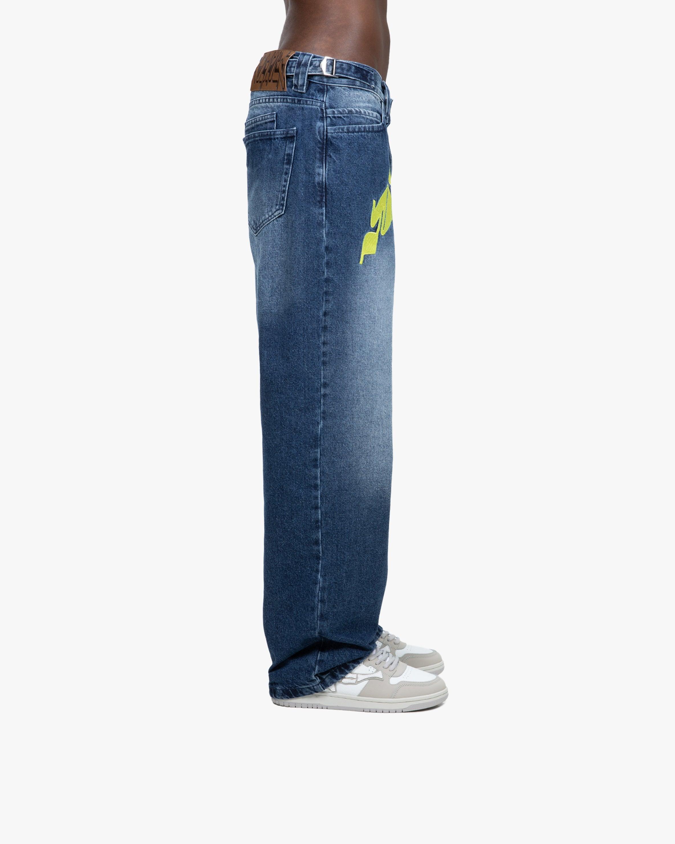 MIRAGE DENIM DARK BLUE / YELLOW